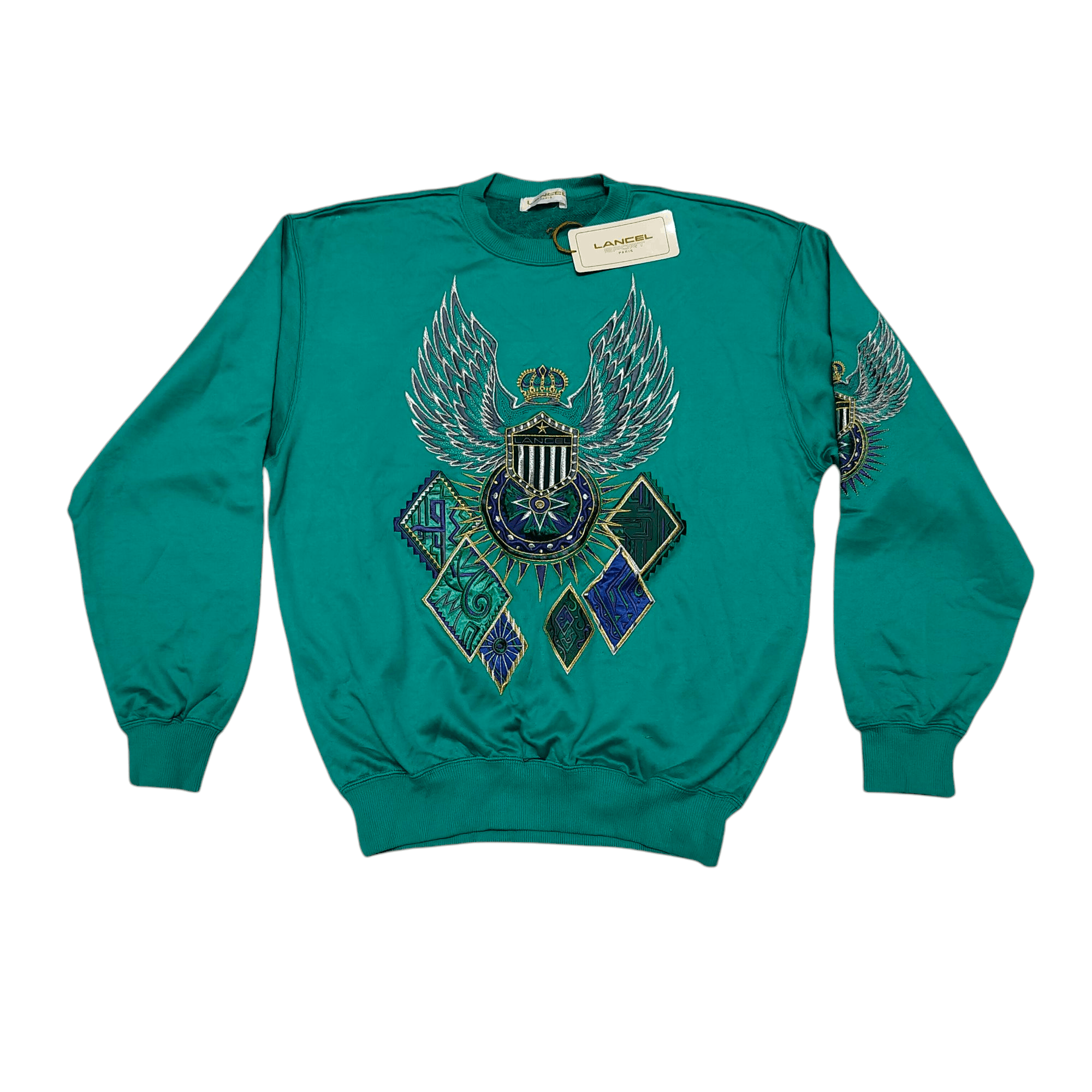 Lancel 90s LANCEL Embroidery Crewneck Size US M / EU 48-50 / 2 - 1 Thumbnail