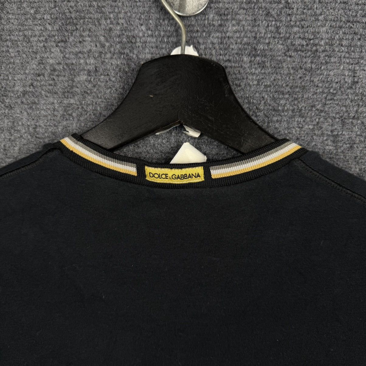 Dolce & Gabbana black crew-neck t-shirt from the Dolce & Gabbana Underwear Size M / US 6-8 / IT 42-44 - 4 Thumbnail