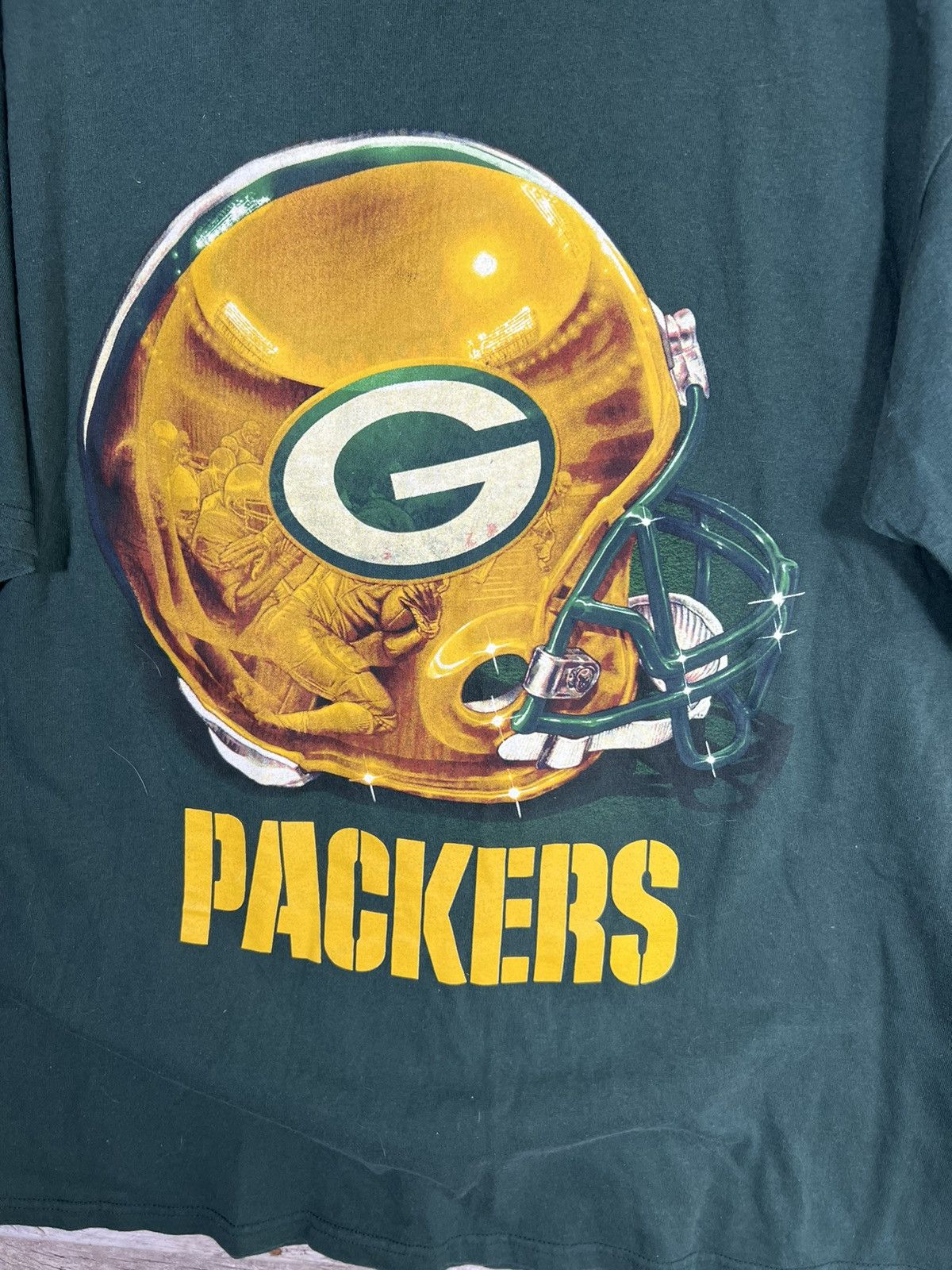 Vintage Vintage Green Bay Packers Shirt Size US XL / EU 56 / 4 - 2 Thumbnail