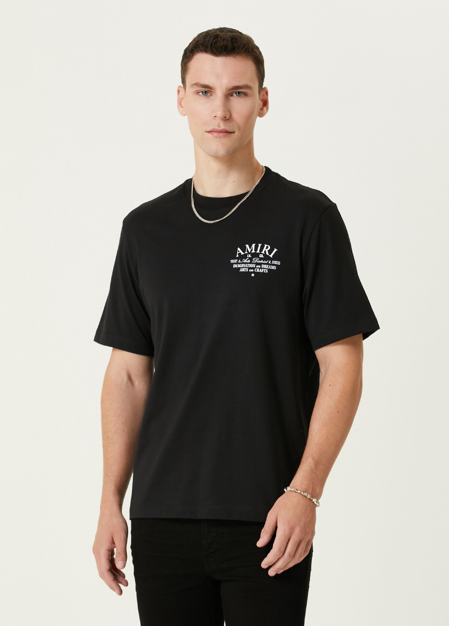 Amiri AMIRI black LA Arts District logo print t-shirt Medium Size US M / EU 48-50 / 2 - 1 Thumbnail