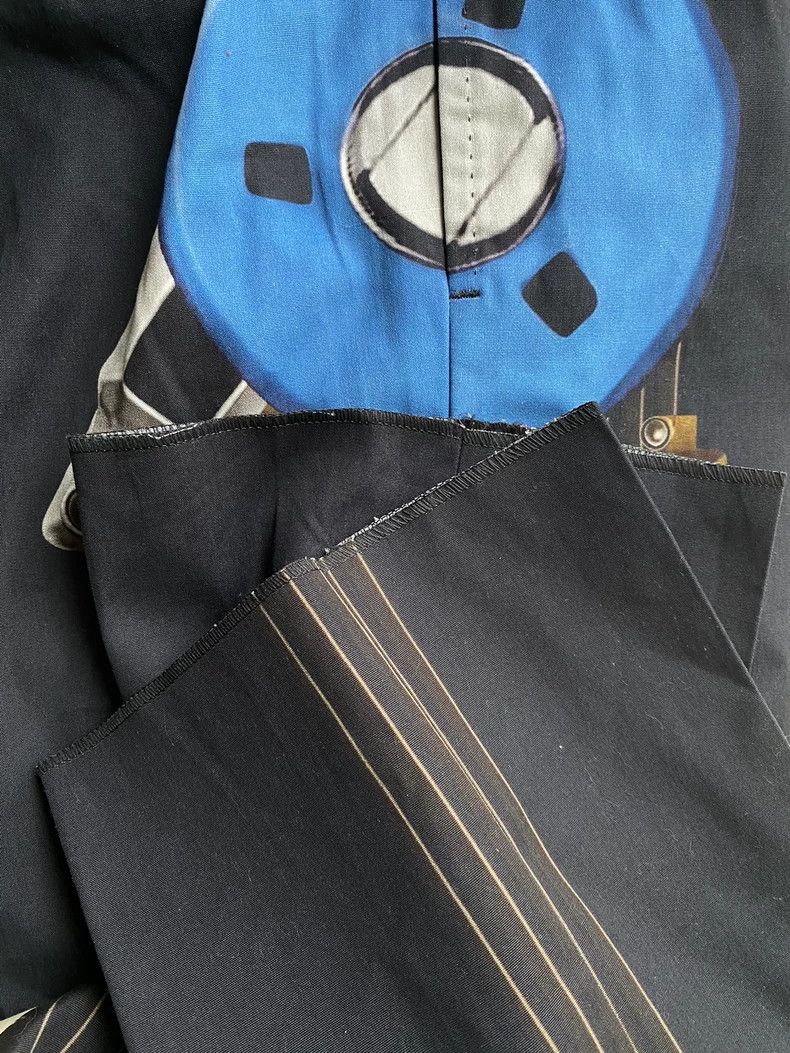 Givenchy Givenchy Radio Printed Cotton Casual Black Trousers Size US 30 / EU 46 - 7 Thumbnail