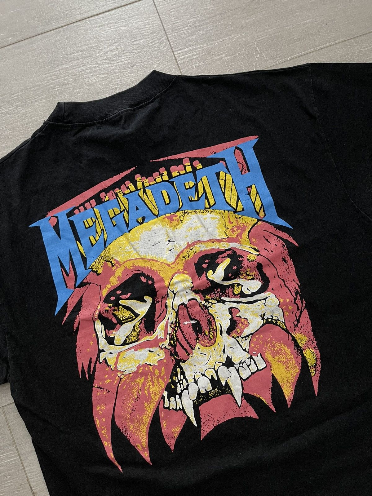 Band Tees × Vintage Vintage 90s MEGADEATH Tour Vintage Size US L / EU 52-54 / 3 - 3 Thumbnail
