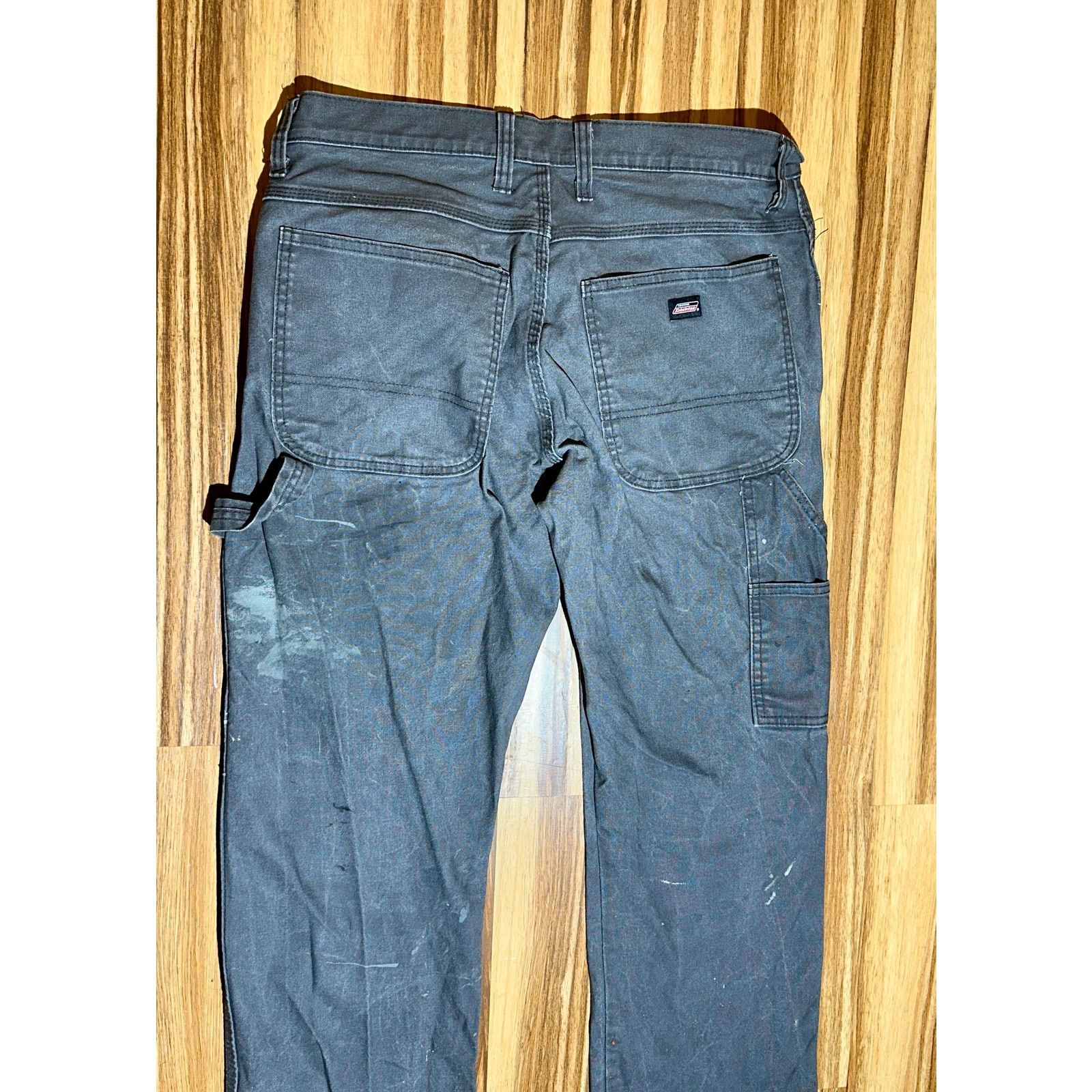 Dickies Gray Dickies Work Pants Size 33/32 Worn In Size US 33 - 8 Thumbnail