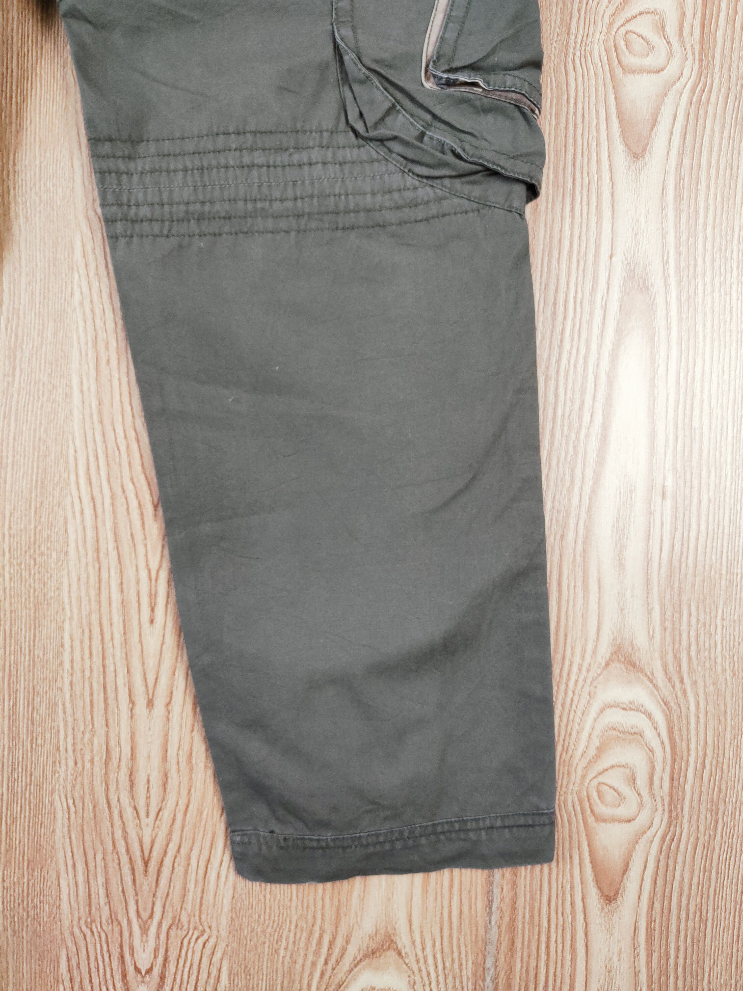 Japanese Brand D Bruins Chinos Green Multipocket Tactical Cargo Pants #W516 Size US 32 / EU 48 - 11 Thumbnail