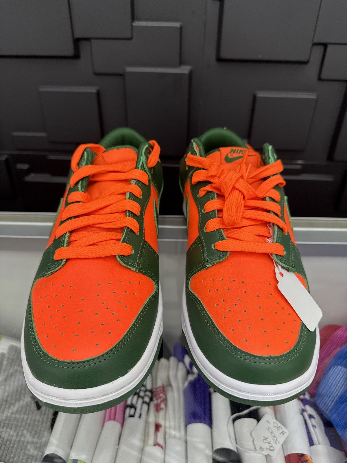 Nike Nike Dunk Low Miami Hurricanes Size US 8 / EU 41 - 3 Thumbnail