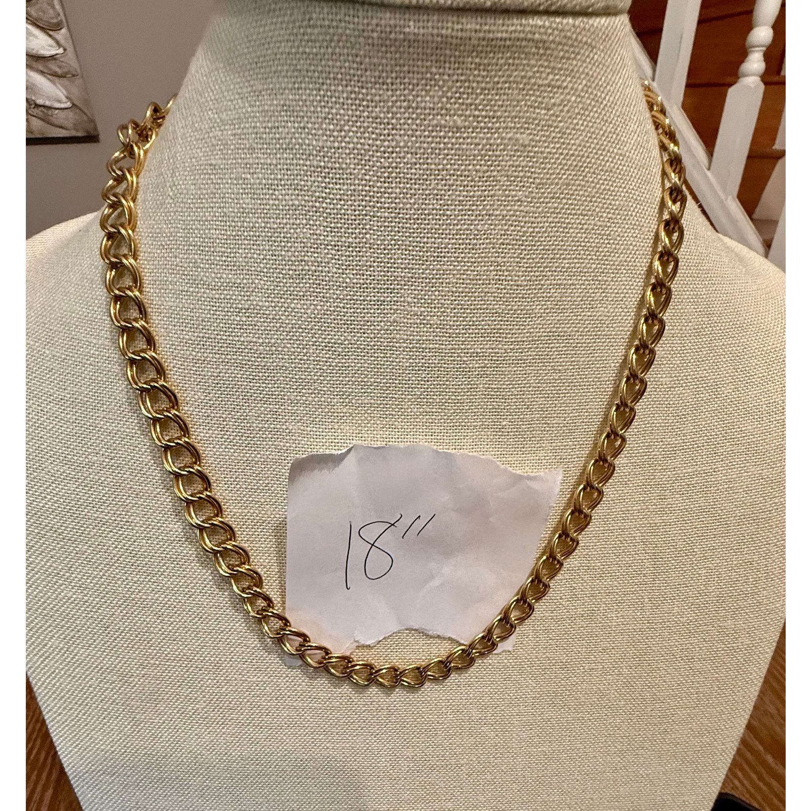 Givenchy Vintage givency Gold Tone necklace 18” Size ONE SIZE - 2 Thumbnail
