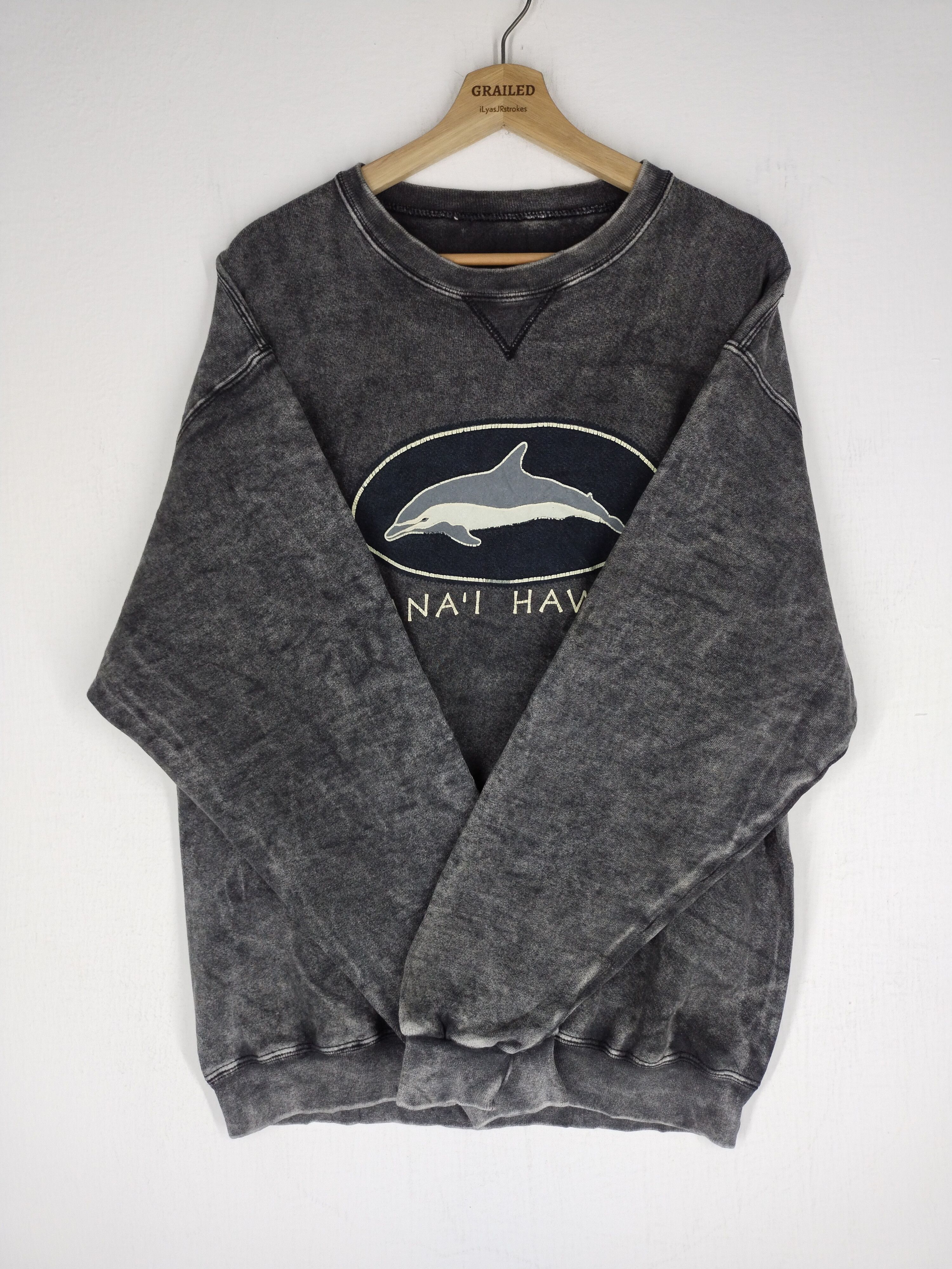 Sun Surf × Vintage 🔥 Vtg Lana'i Hawaii Dolphin Sun Surf Sweatshirt Size US M / EU 48-50 / 2 - 2 Thumbnail