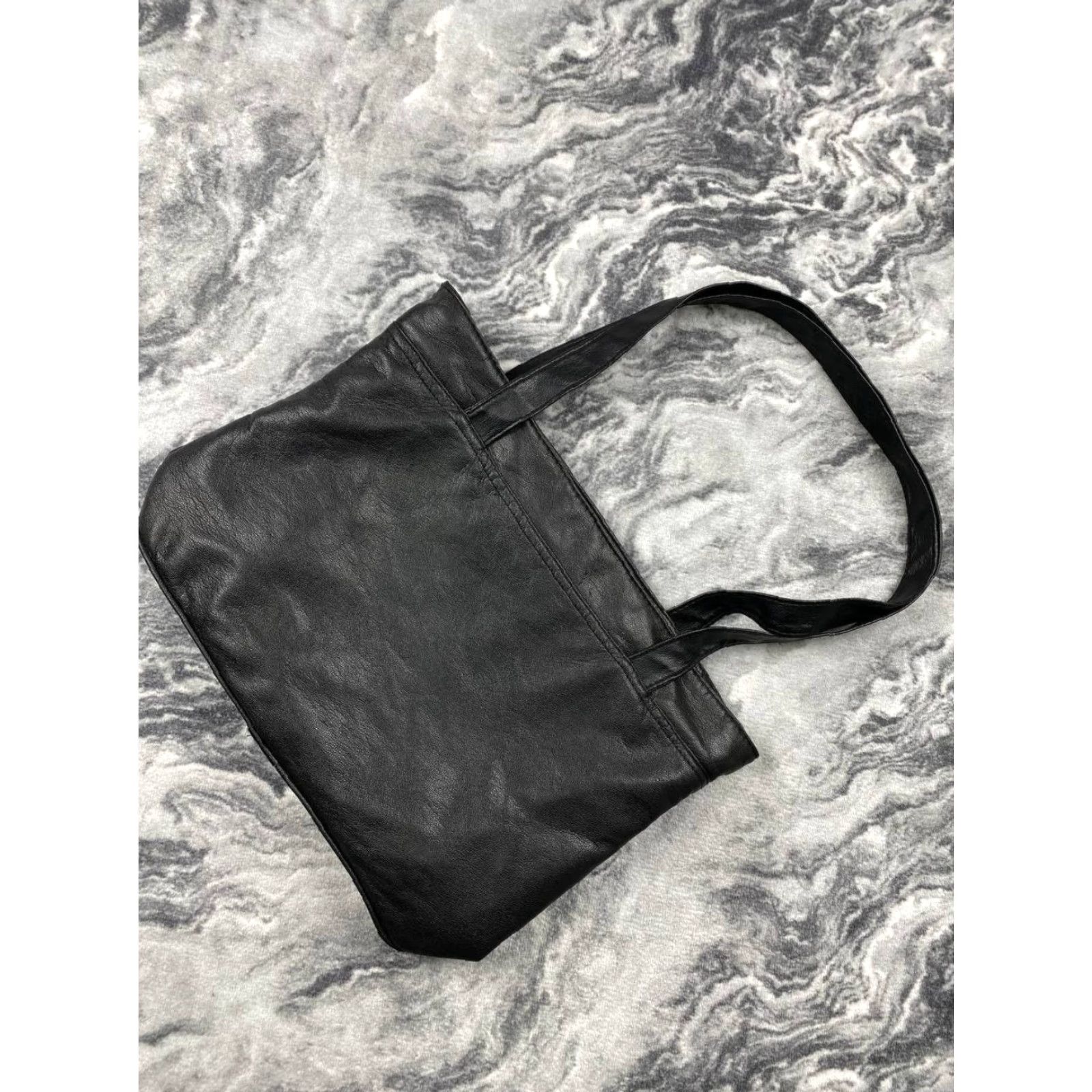 Dolce & Gabbana Dolce&Gabbana Leather Bag Big Logo DG Women Black Shoulder Bag Size ONE SIZE - 6 Thumbnail