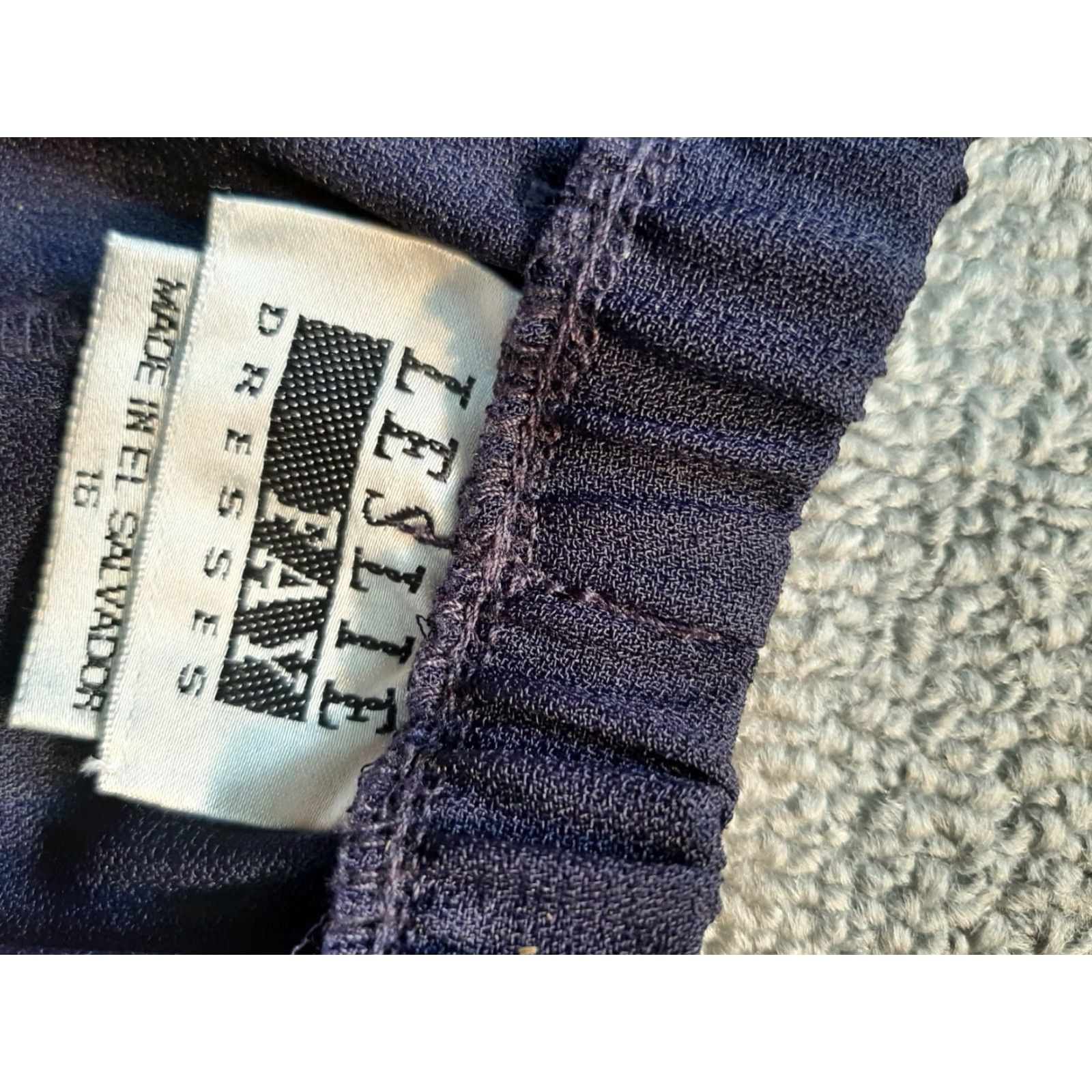 Vintage VINTAGE Leslie Fay Dress Pants Size 16 Blue Stretch Bootcut Regular Women Pants 16 Blue Dress Pants Size 38" / US 16 / IT 52 - 4 Thumbnail