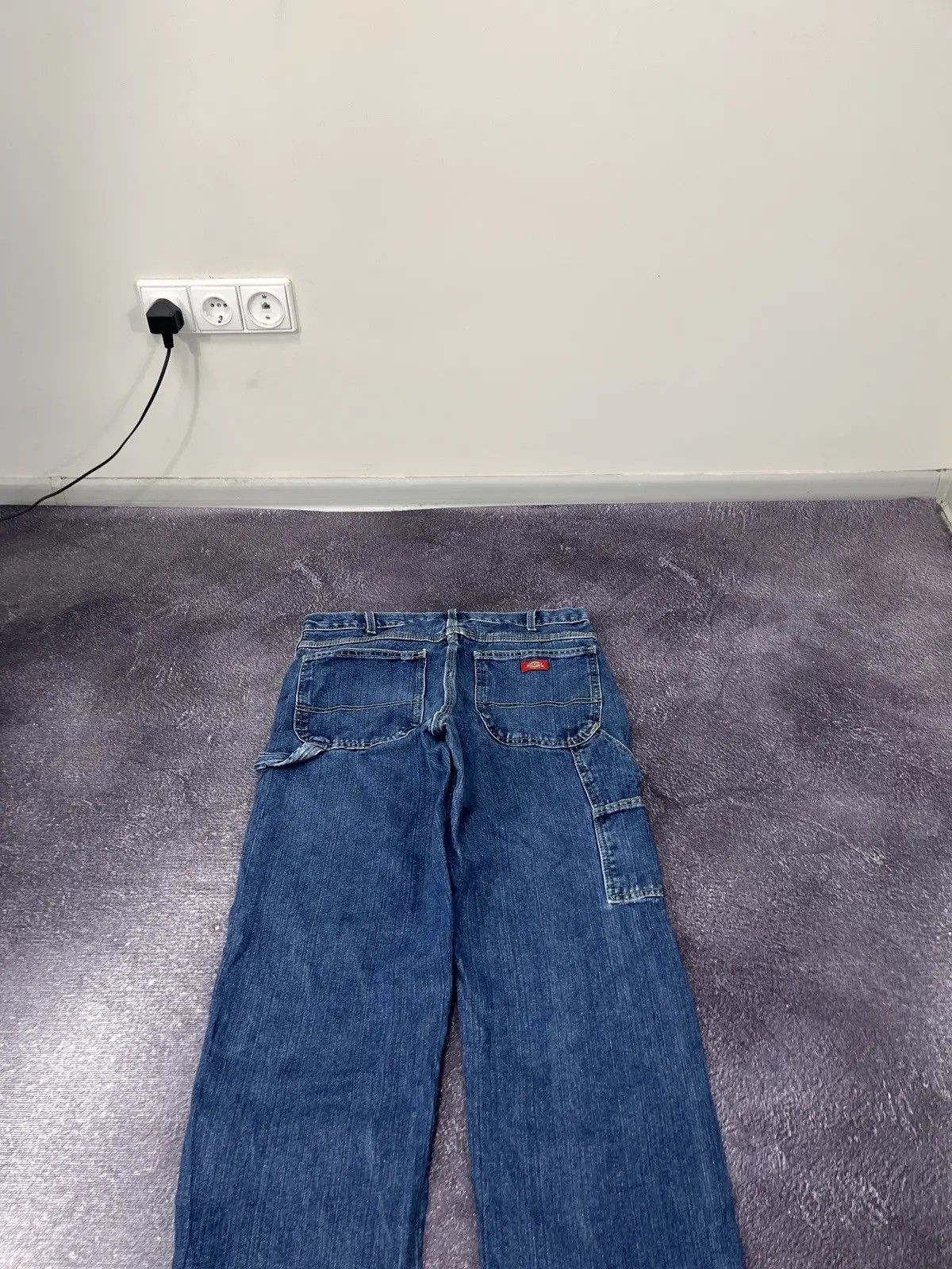 Dickies × Vintage Vintage Dickies American Blue Work Denim Baggy Jeans Size US 33 - 4 Thumbnail