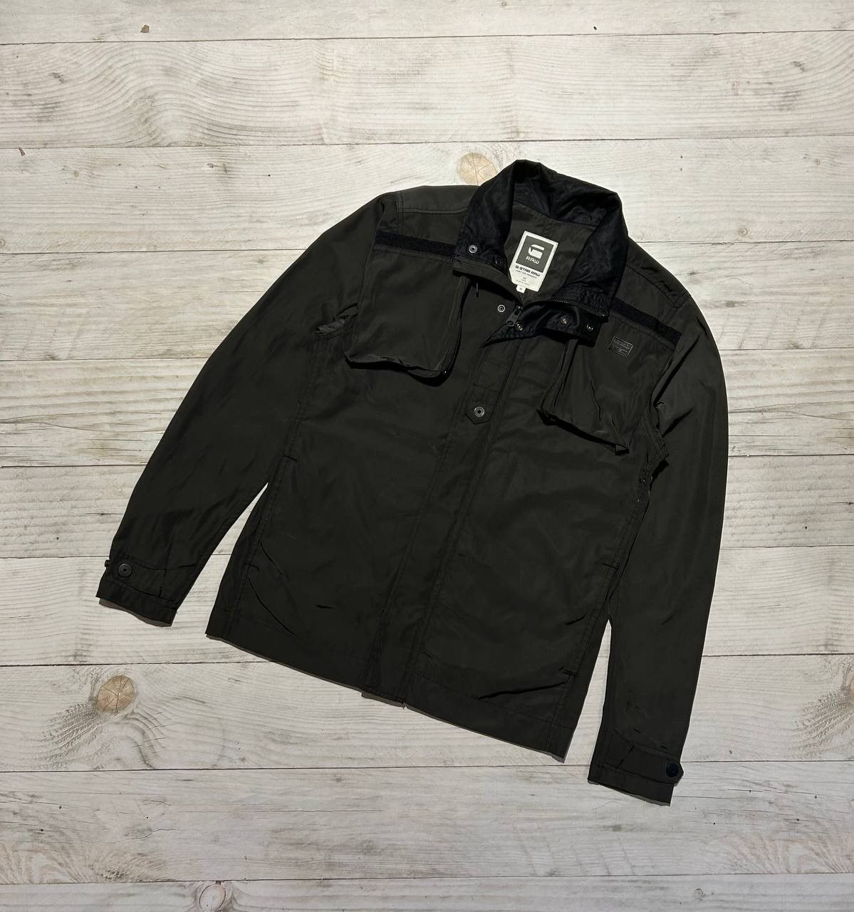 G Star Raw G Star Raw Timor Biker Overshirt L S Sz Medium Black Grailed