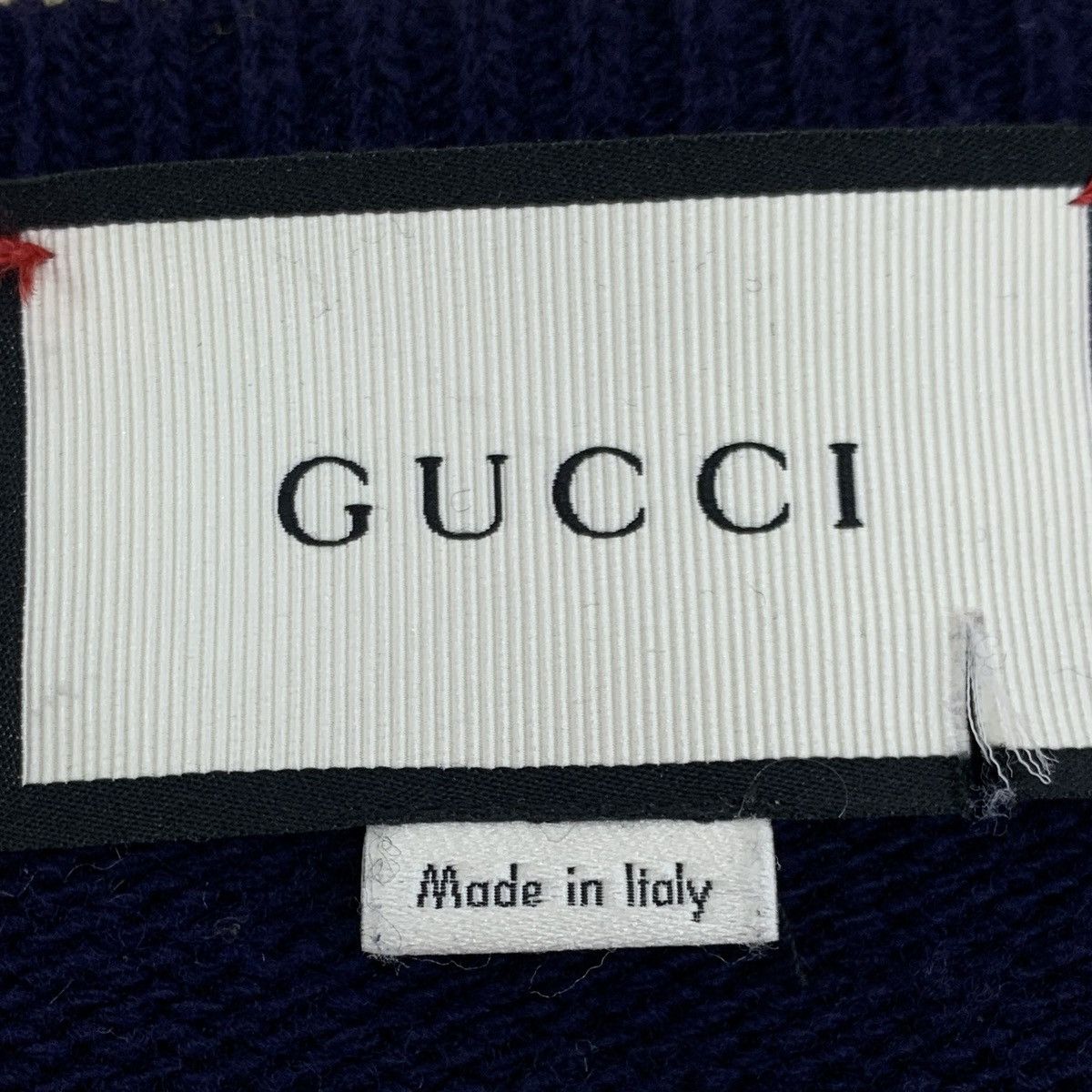 Gucci Gucci x Pokémon Navy Coral Snake Wool Knit Sweater K26WX Size US XXL / EU 58 / 5 - 6 Thumbnail