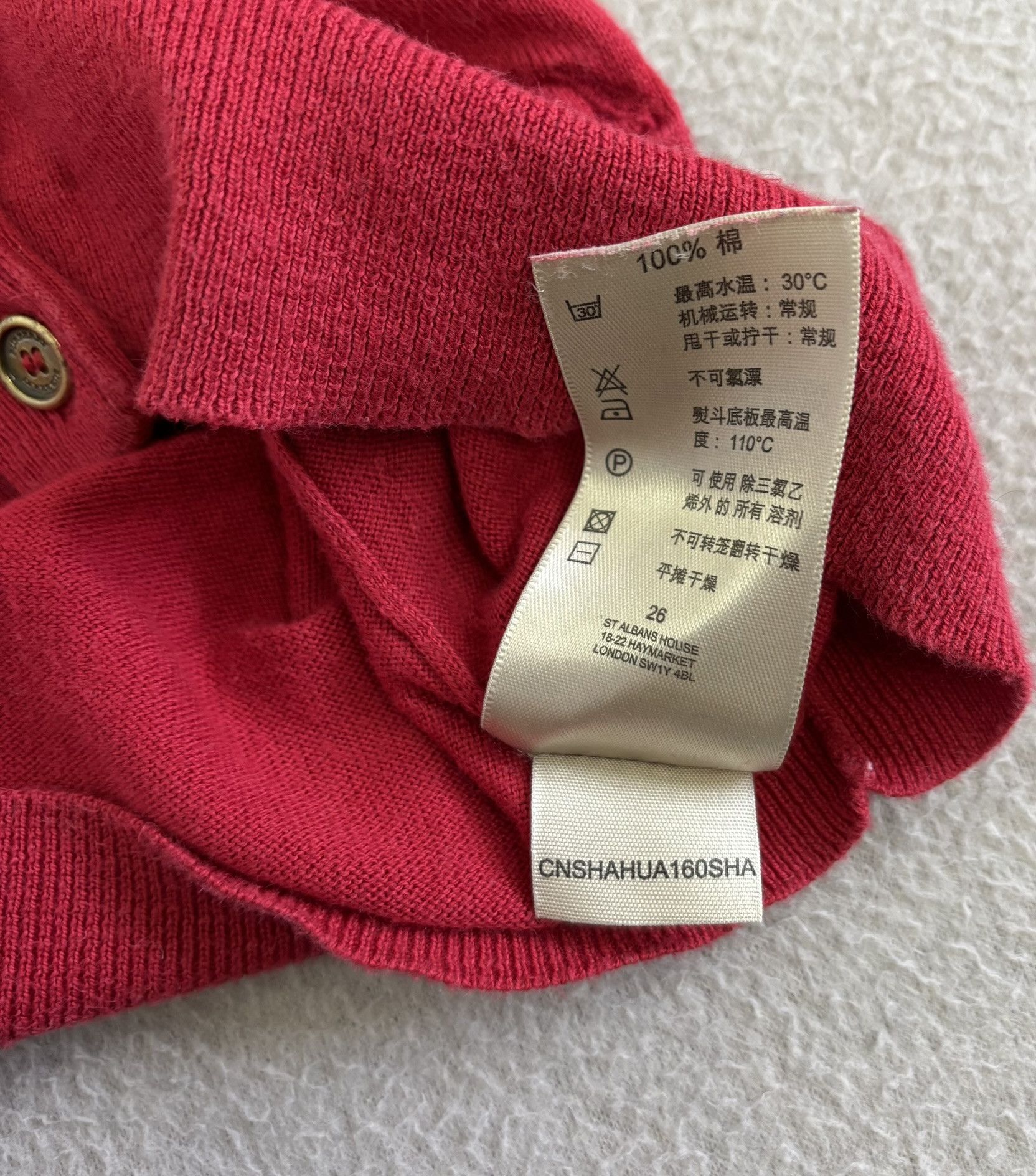 Burberry Burberry Red cardigan Large Size L / US 10 / IT 46 - 14 Thumbnail
