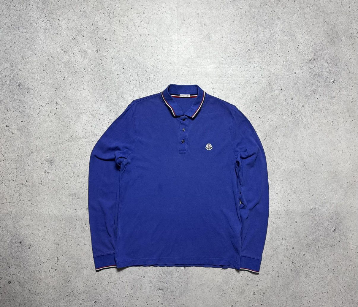 Moncler Moncler Maglia Polo Manica Lunga Long Sleeve Shirt Luxury Size US M / EU 48-50 / 2 - 1 Thumbnail