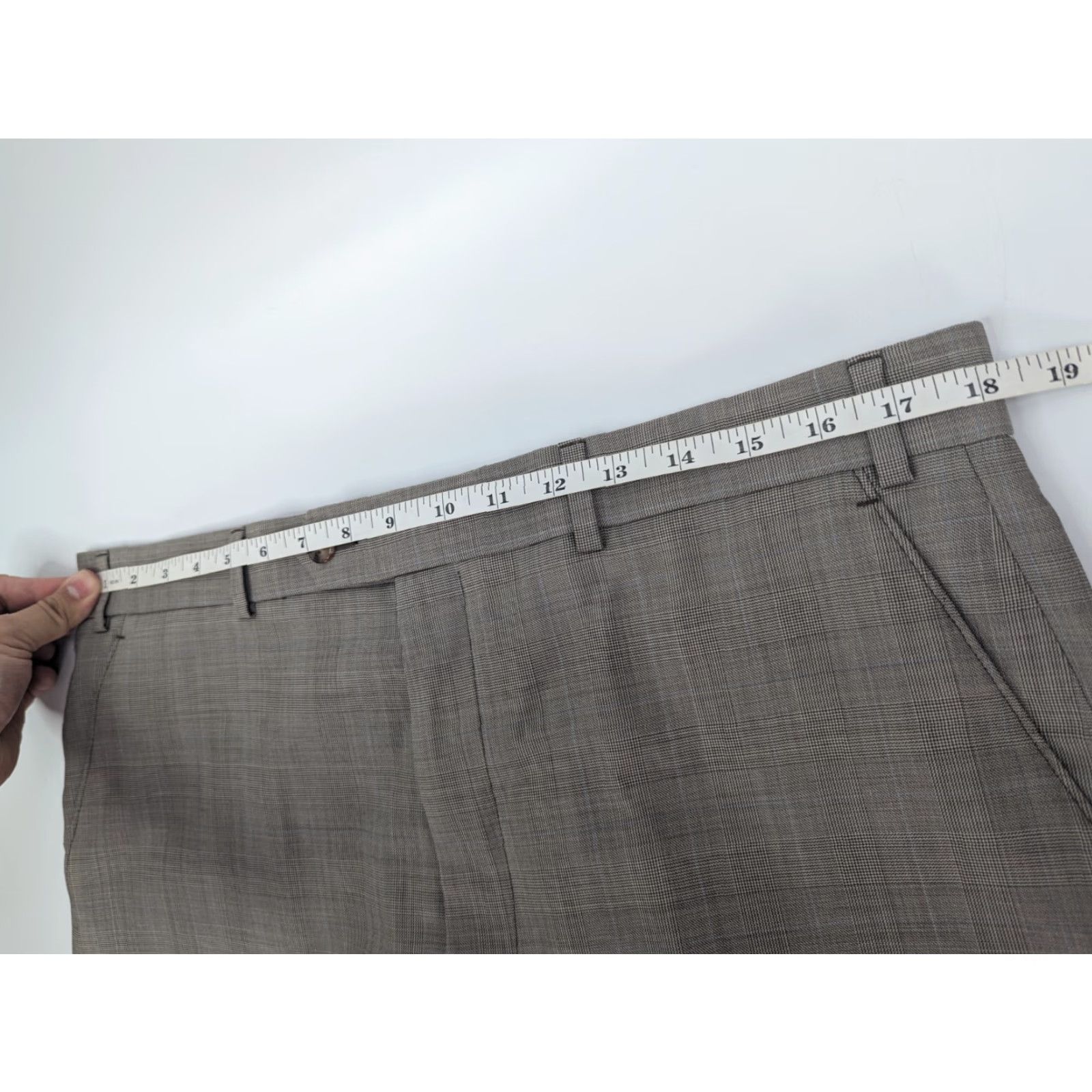 Ralph Lauren Lauren Ralph Lauren Dress Pants Men's 36x34 Taupe Wool Slacks Formal Work Preppy Size US 36 / EU 52 - 7 Thumbnail