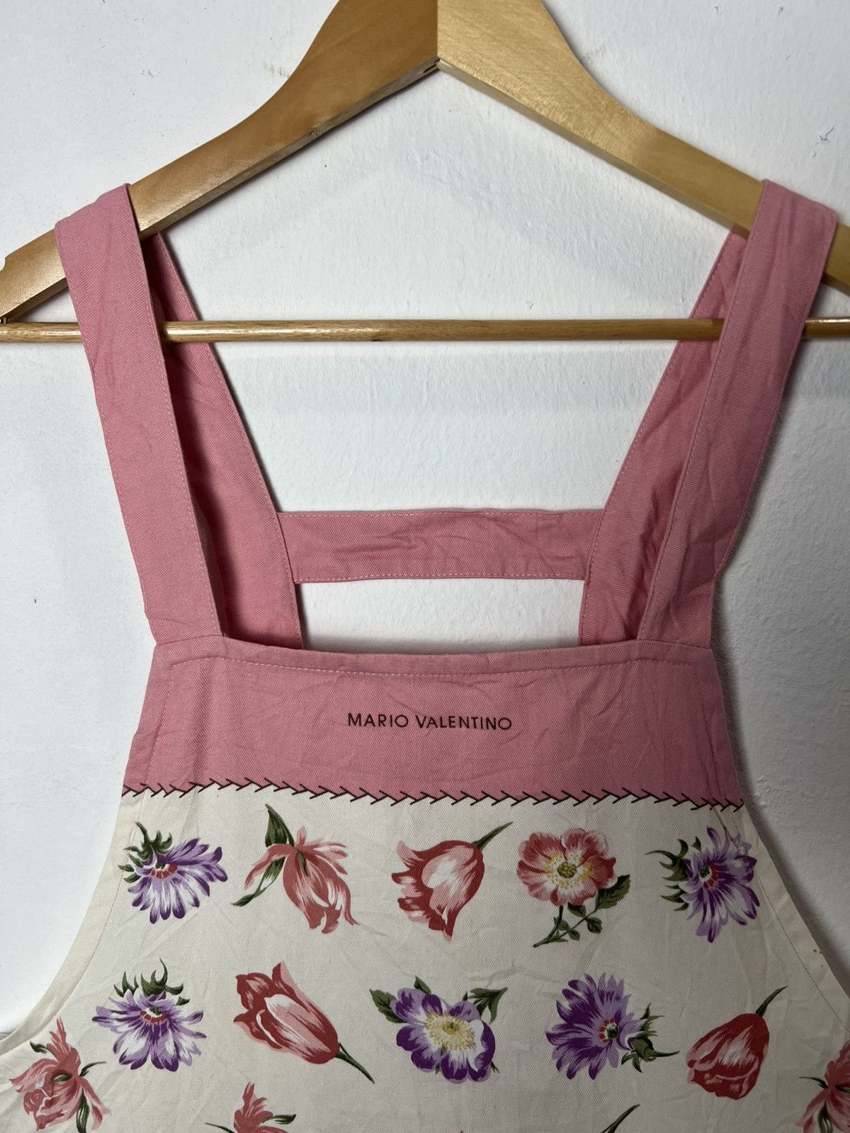 Mario Valentino Mario Valentino Vibrant Floral Pattern Apron Size ONE SIZE - 5 Thumbnail