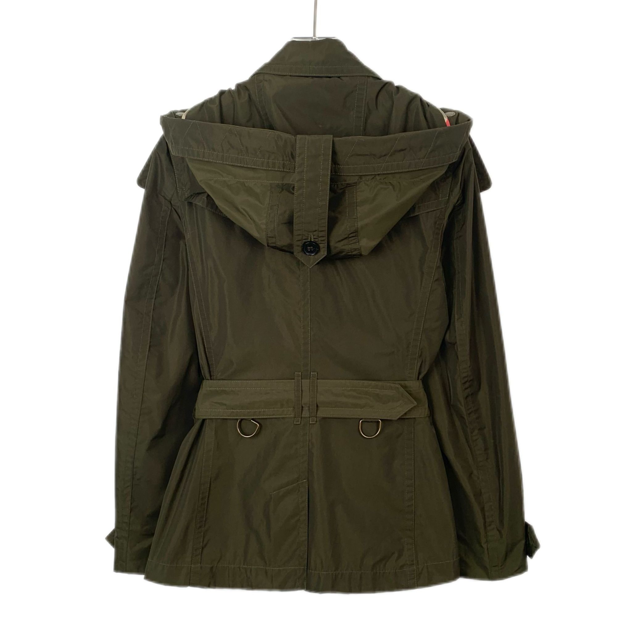 Burberry Burberry Military Green Double-Breasted Trench Coat W/ Belt Size S / US 4 / IT 40 - 7 Thumbnail