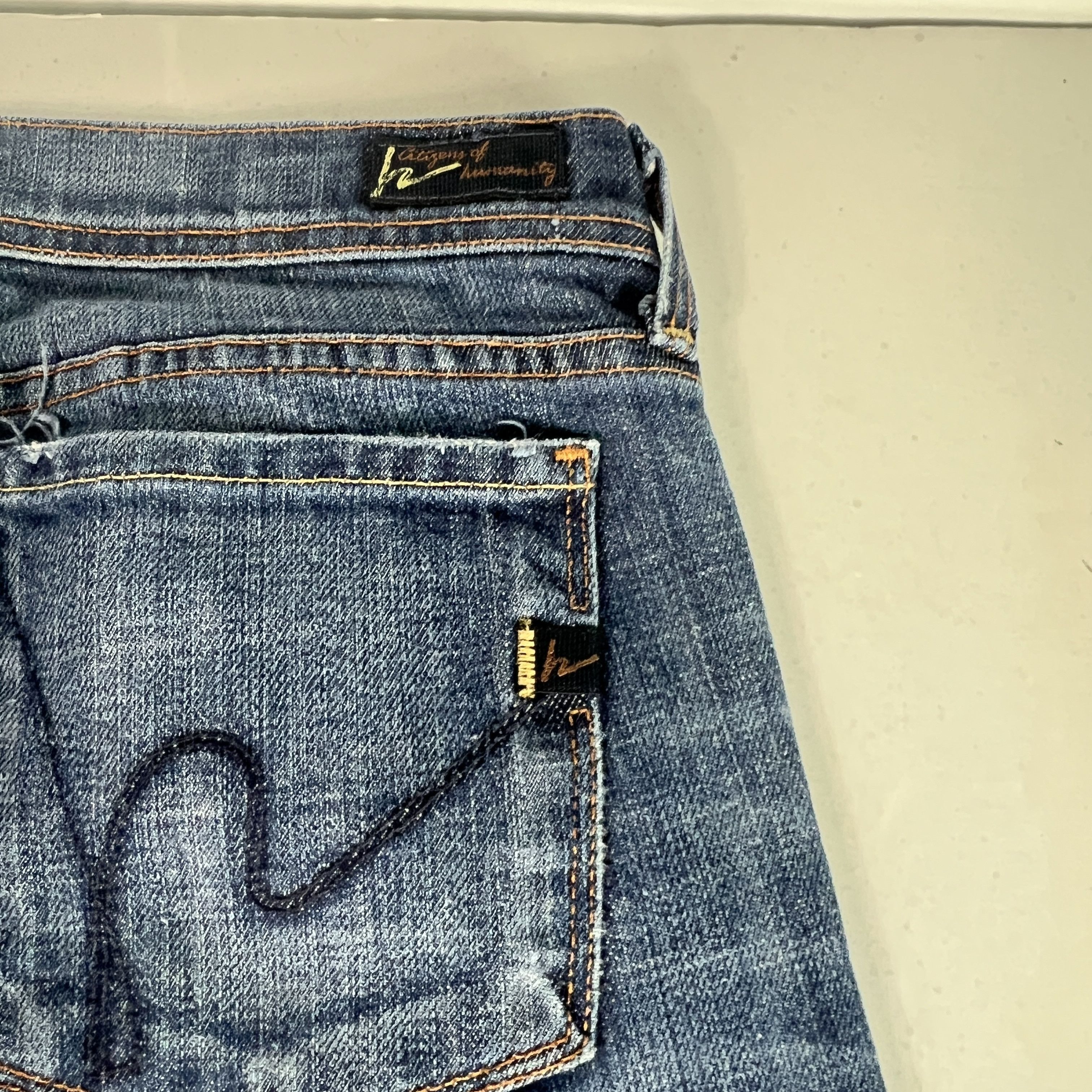 Citizens Of Humanity Citizens Of Humanity Jeans Ingrid Low Rise Flare Blue Denim Size 27" / US 4 / IT 40 - 13 Thumbnail