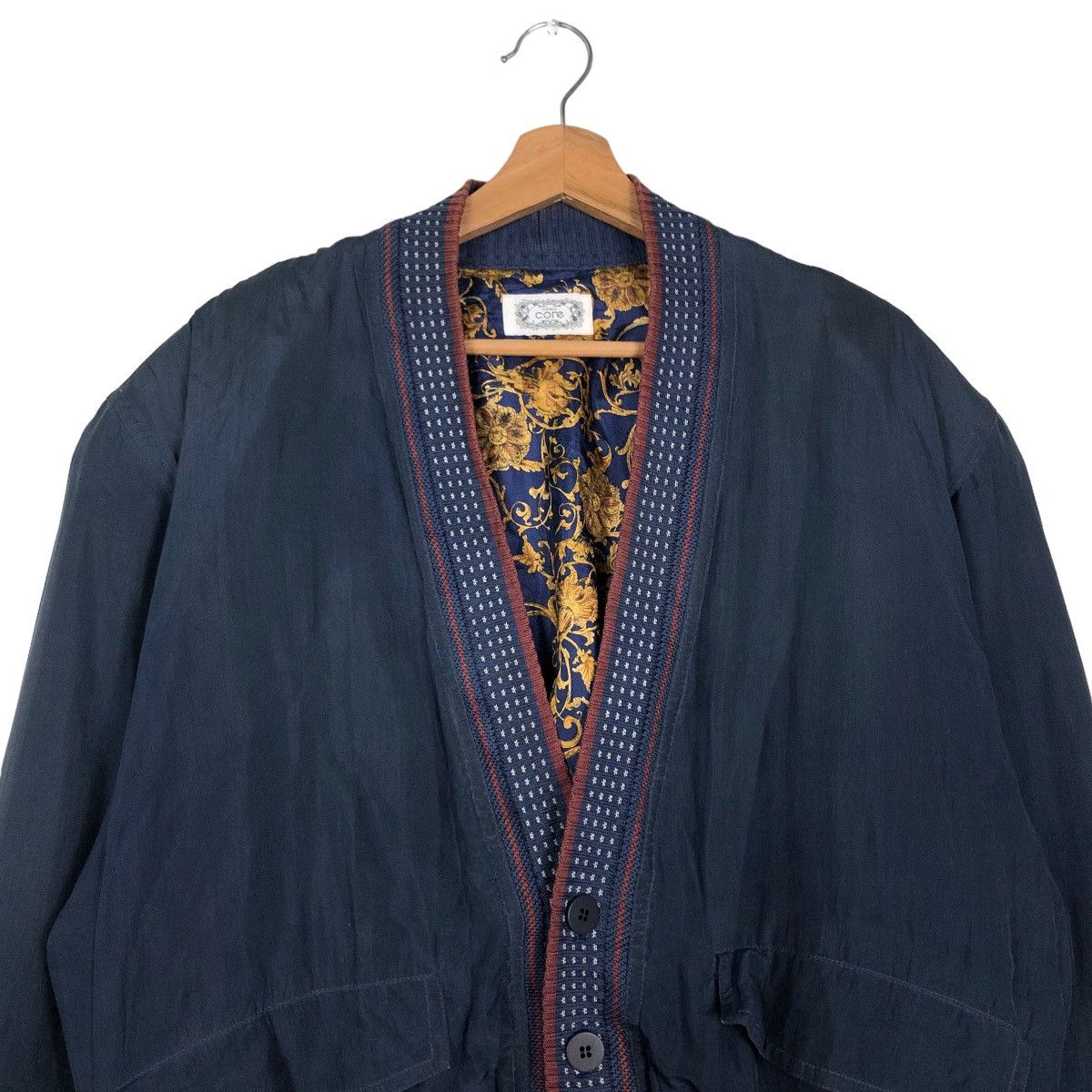 Japanese Brand 🔥Vtg Cropped Bomber Cardigan Jacket Uomo Core Issey Miyake Size US M / EU 48-50 / 2 - 3 Thumbnail