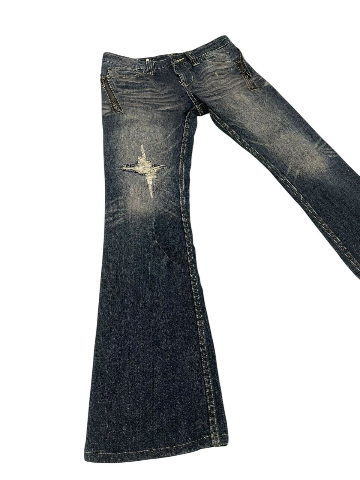 Le Grande Bleu (L.G.B.) Flare Jeans Semantic Design Chrome Dior Erd cdg amiri 2🟦9 Size US 31 - 1 Thumbnail