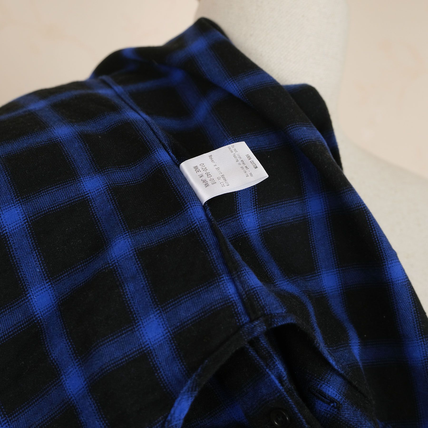 Kamakura Kamakura, flannel shirt, size M, NP $120, made in Japan Size US S / EU 44-46 / 1 - 4 Thumbnail