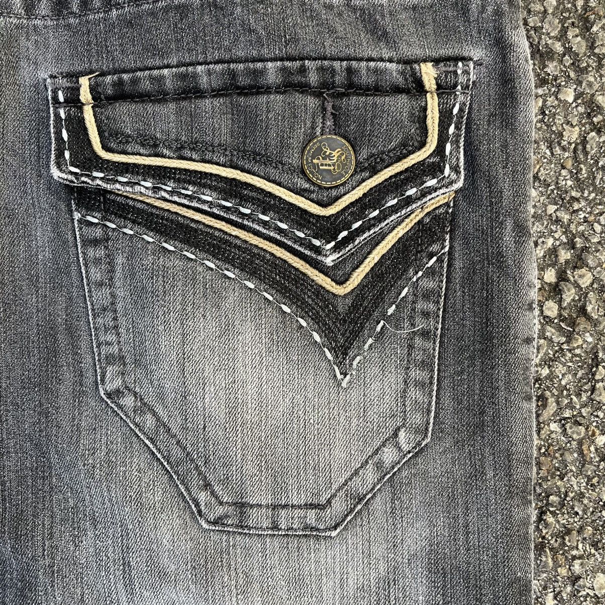 Southpole Y2K Southpole Baggy Faded Balck Jeans Flare Wide Leg Denim Size US 36 / EU 52 - 11 Thumbnail