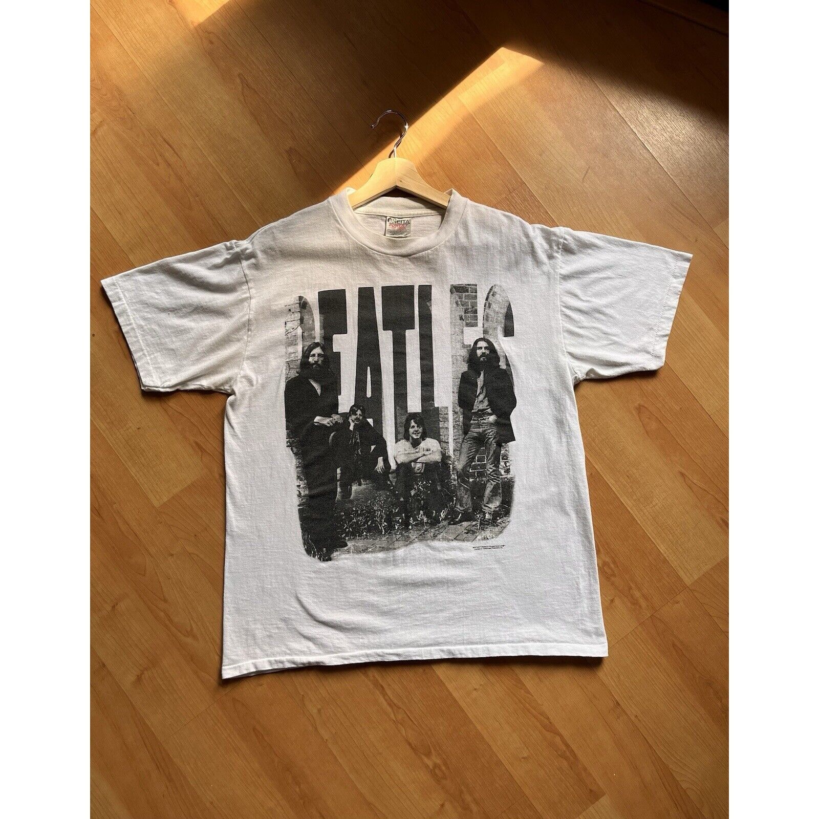 Band Tees VINTAGE THE BEATLES SINGLE STITCH AOP BAND TOUR T SHIRT SIZE Size US L / EU 52-54 / 3 - 3 Thumbnail
