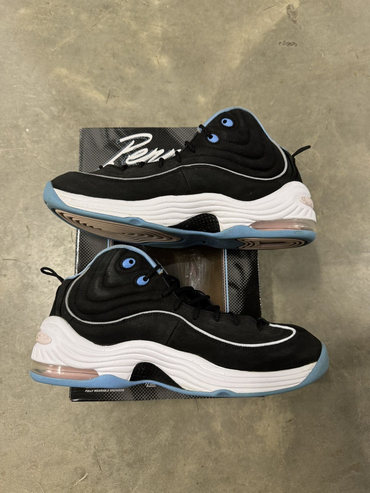 Nike × Social Status Nike Air Penny 2 Social Status Playground Black Size 10.5 Size US 10.5 / EU 43-44 - 3 Thumbnail