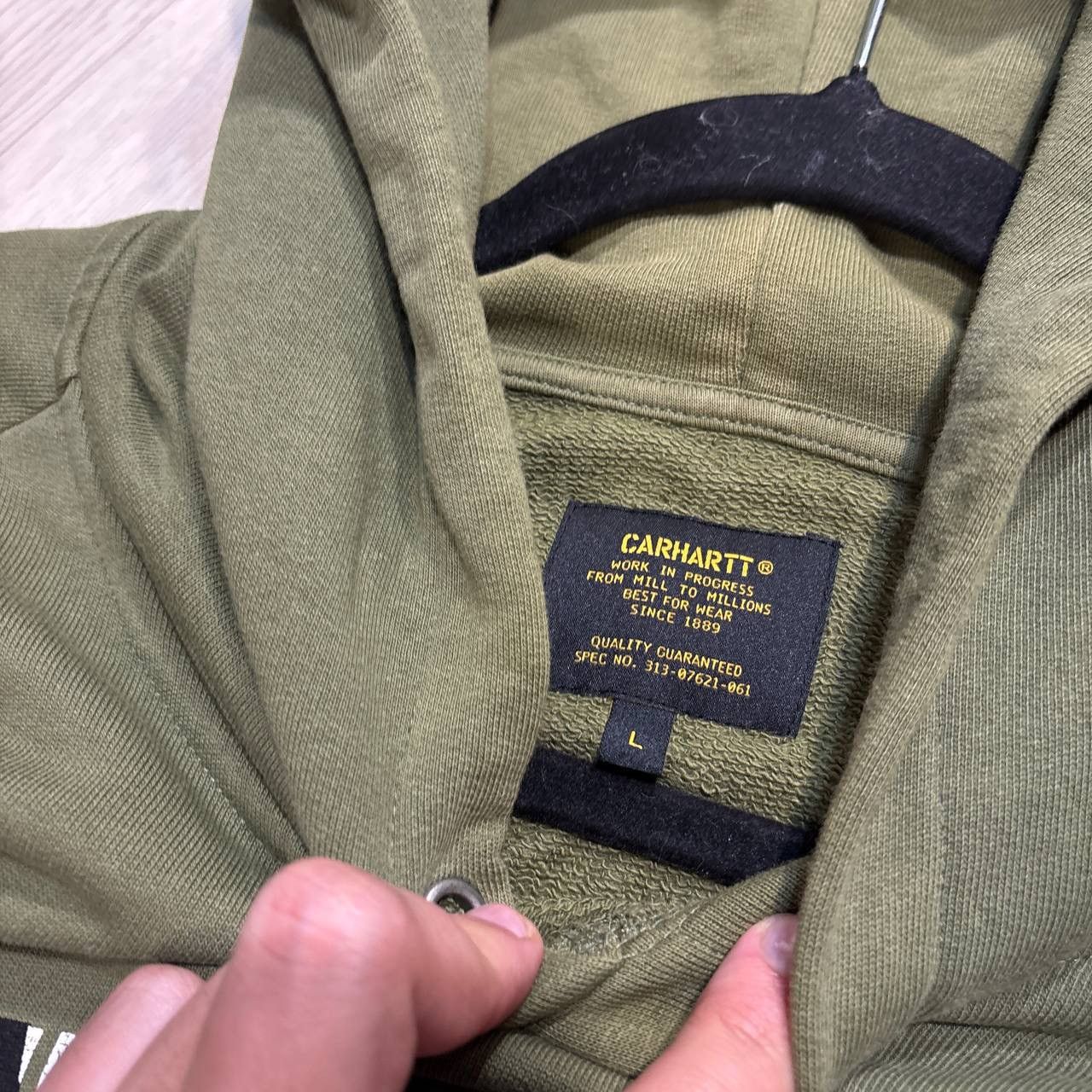Carhartt Carhartt ARMY hoodie Size:L Size US L / EU 52-54 / 3 - 7 Thumbnail