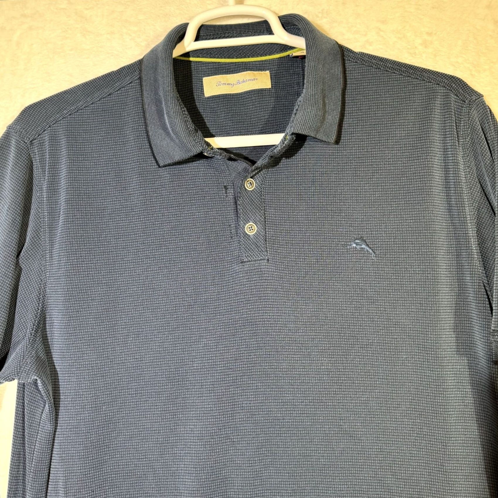 Tommy Bahama VINTAGE Tommy Bahama Polo Shirt Blue Large Men’s Short Sleeve Pullover Modal Polyester 58% Modal 42% Polyester Golf Casual Size US L / EU 52-54 / 3 - 4 Thumbnail
