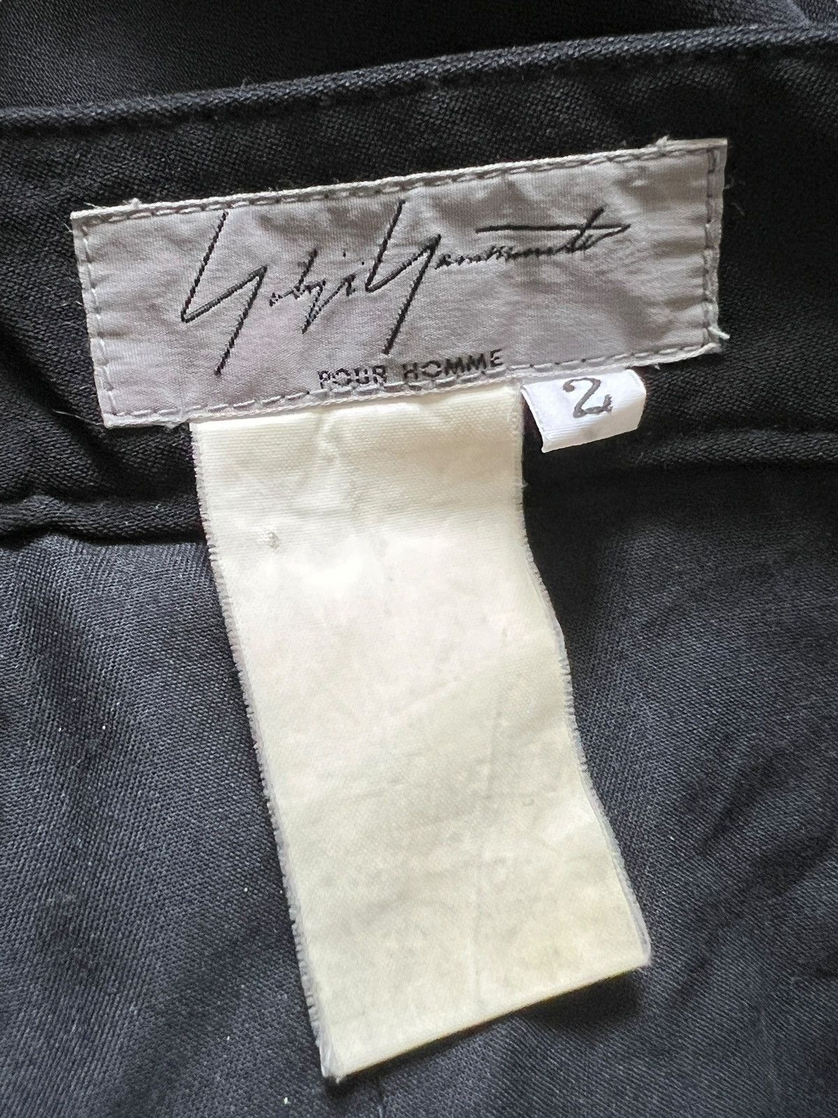 Yohji Yamamoto 1990s Yohji Yamamoto Pour Homme Hidden Pocket Wool Pants Size US 36 / EU 52 - 20 Thumbnail