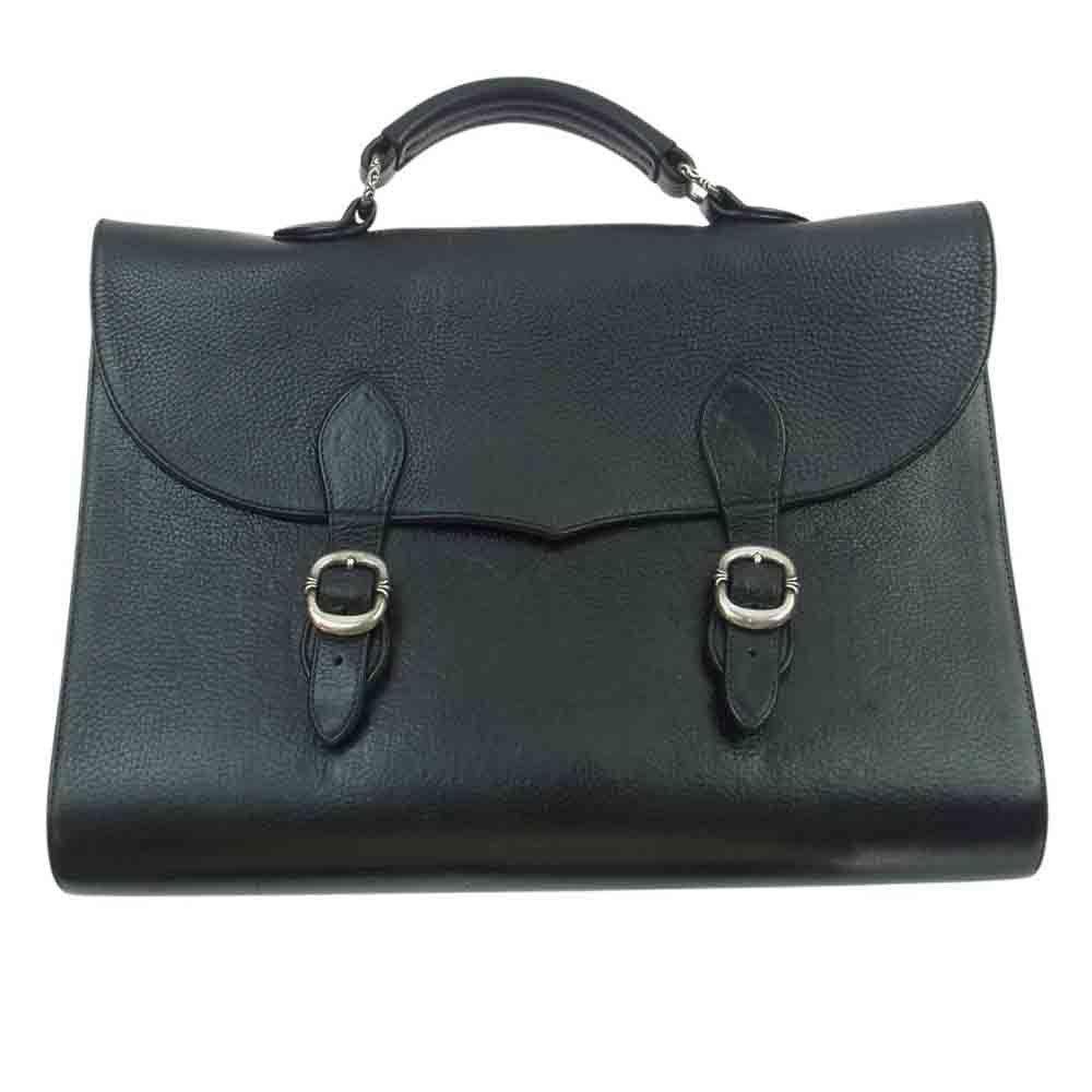 image of Chrome Hearts Gunslinger Briefcase in Black, Men's