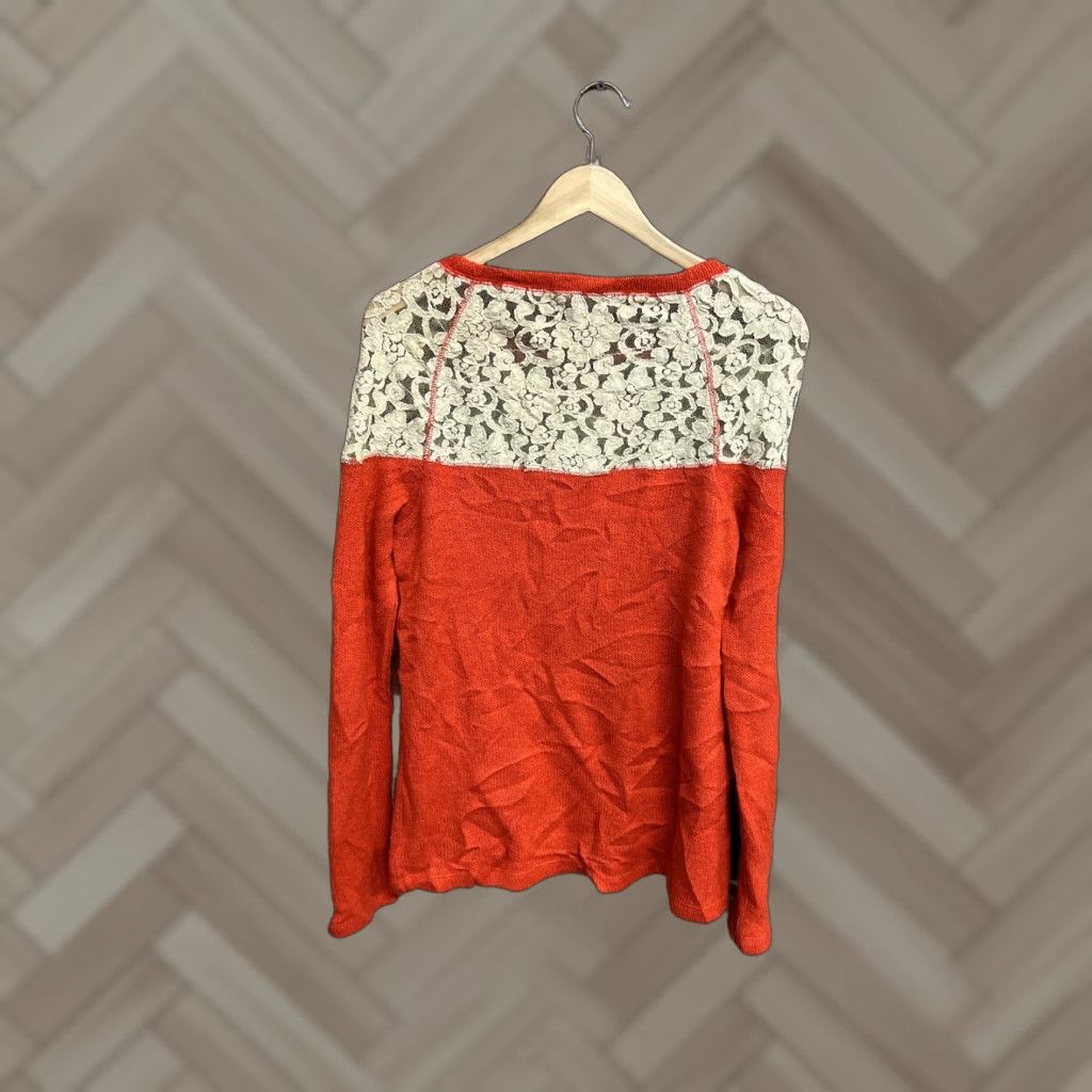 Sanctuary Sanctuary Sweater Shirt Womens Orange Knitted Pullover Size S Size S / US 4 / IT 40 - 1 Thumbnail