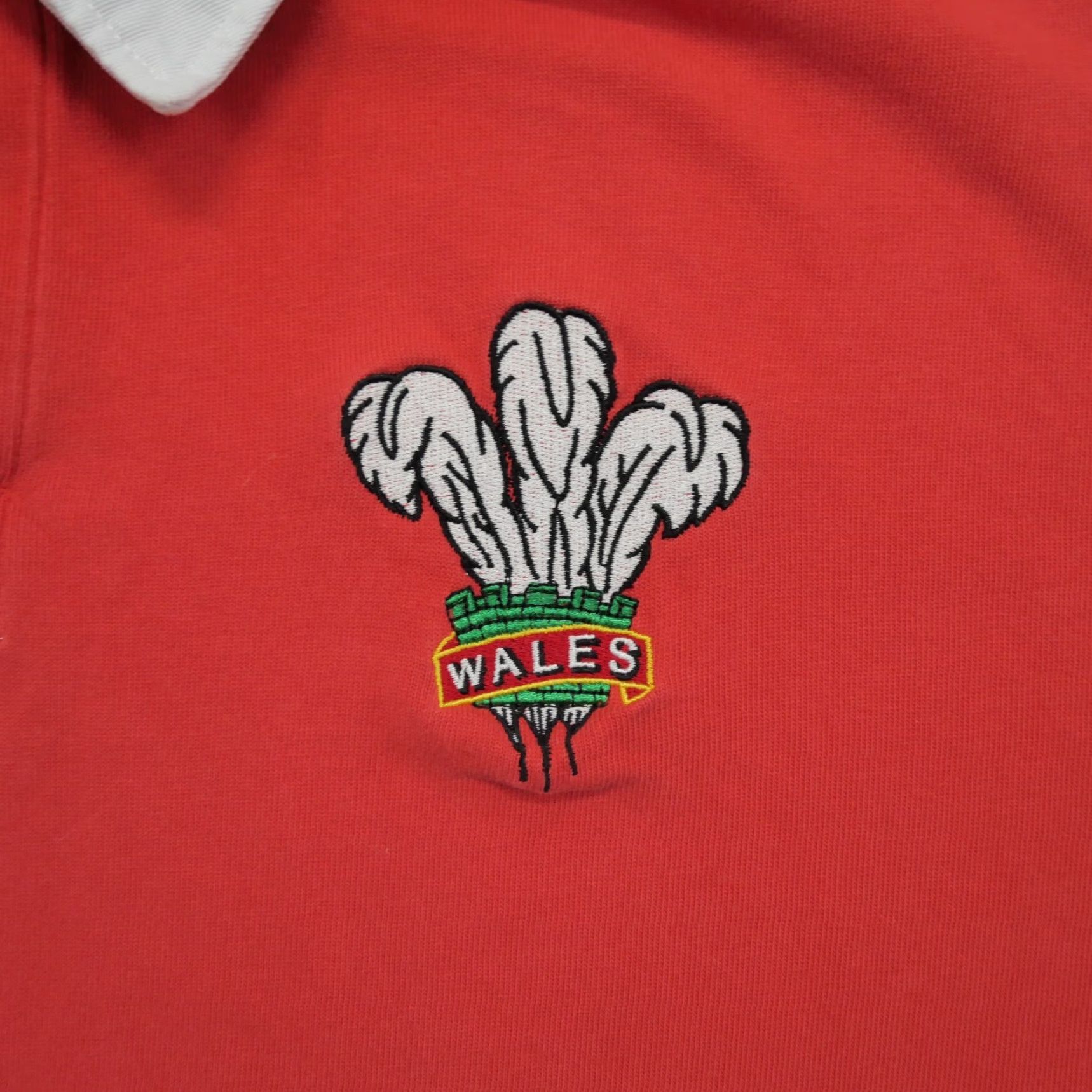 Vintage VINTAGE Rugby Seven Shirt Mens 2XL Red Wales Jersey Hong Kong 2005 Y2K Polo Short Sleeve Collared Knit Cotton Logo 90s Football Mens Size US XXL / EU 58 / 5 - 2 Thumbnail
