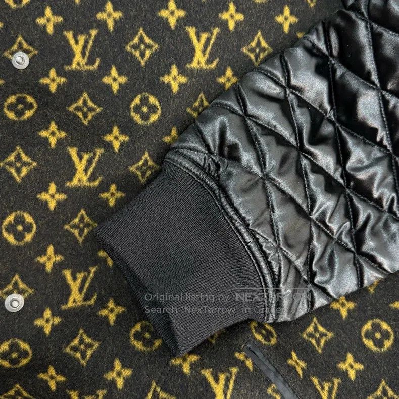 Louis Vuitton Louis Vuitton Black and yellow full logo patchwork design Size XS / US 0-2 / IT 36-38 - 7 Thumbnail