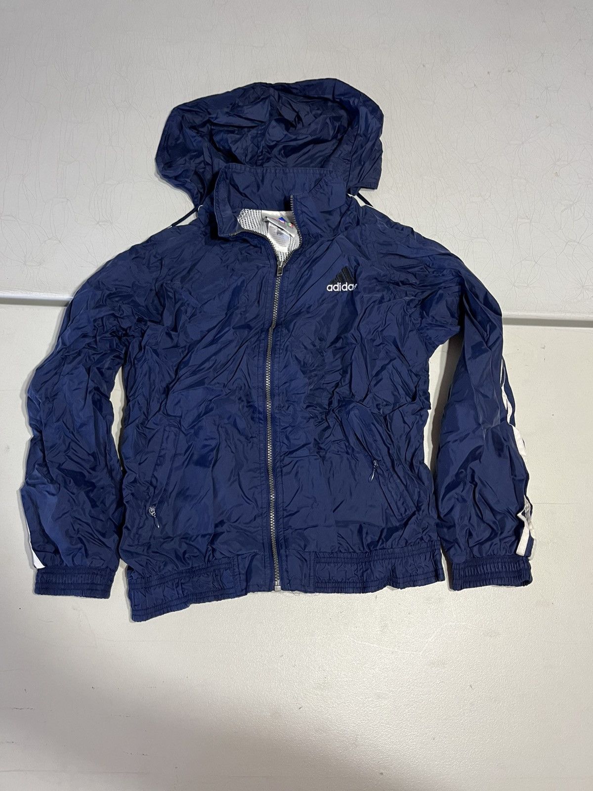 Adidas × Vintage Vintage 90s adidas windbreaker jacket Size US L / EU 52-54 / 3 - 1 Thumbnail