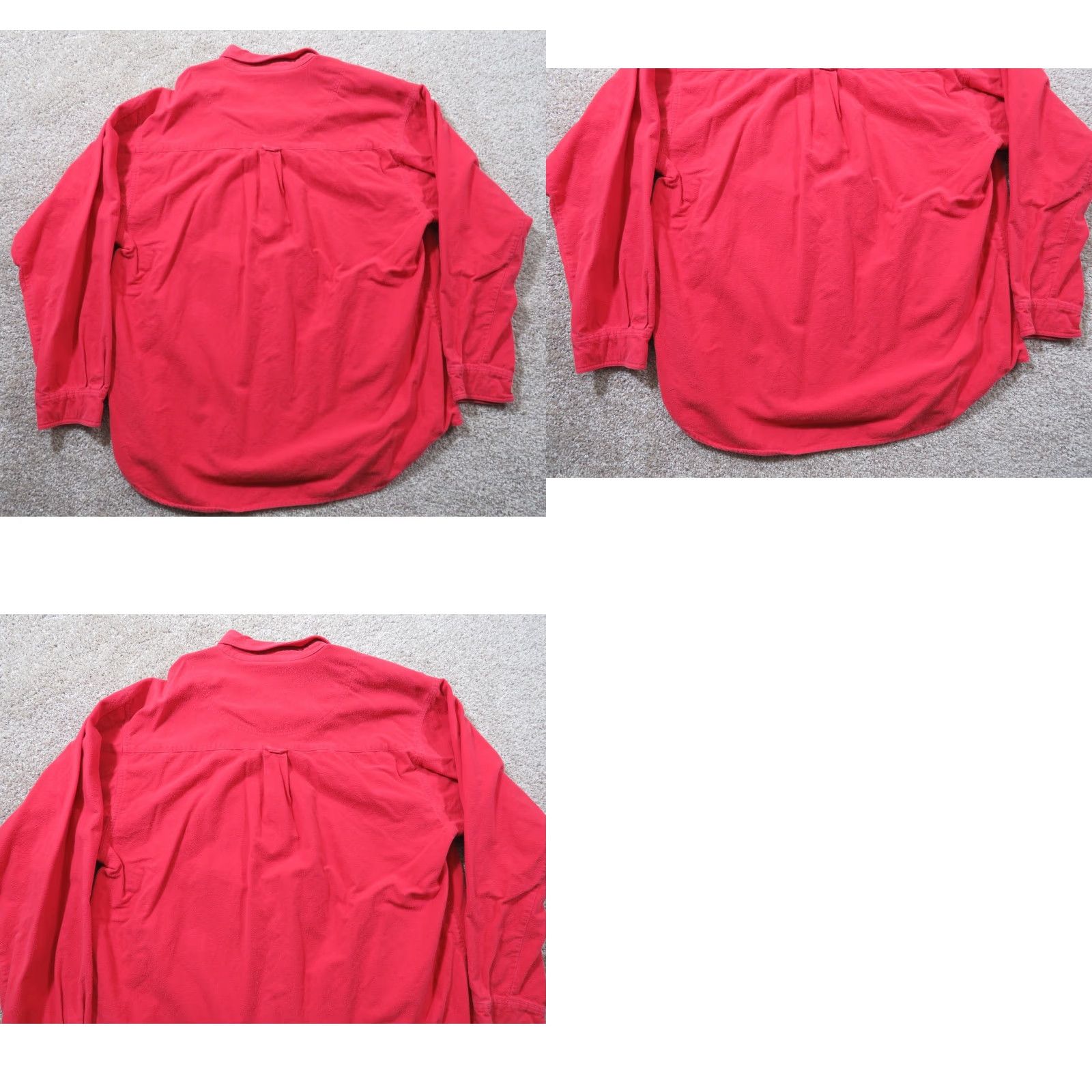 CLOT VINTAGE Columbia Button-Up Shirt Mens XL Red Flannel Chamois Cloth Cotton 90s Workwear Button Embroidered Size US XL / EU 56 / 4 - 8 Thumbnail