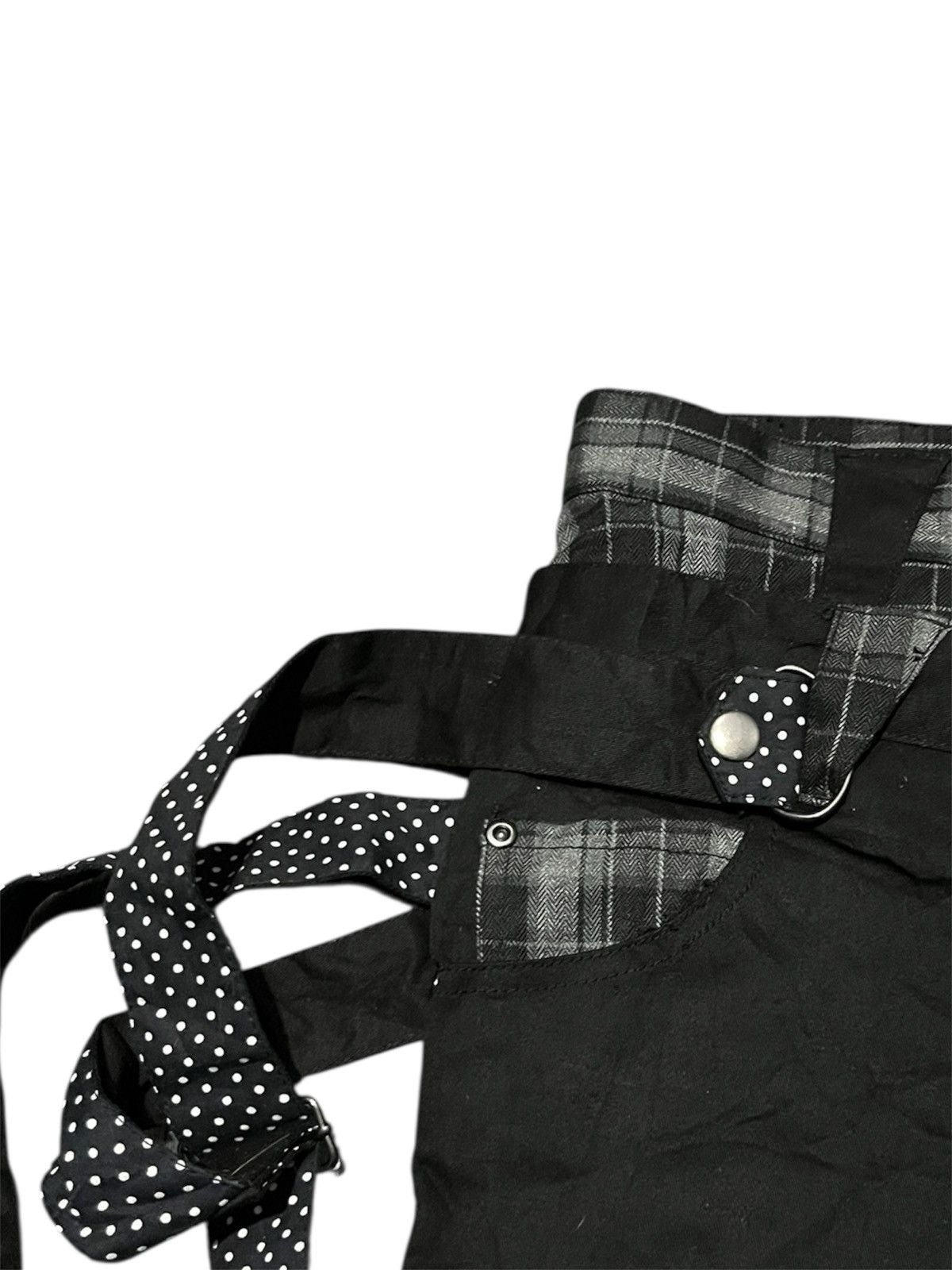 If Six Was Nine Black Double Waist Bondage Japan Pant Ragout Size US 29 - 4 Thumbnail
