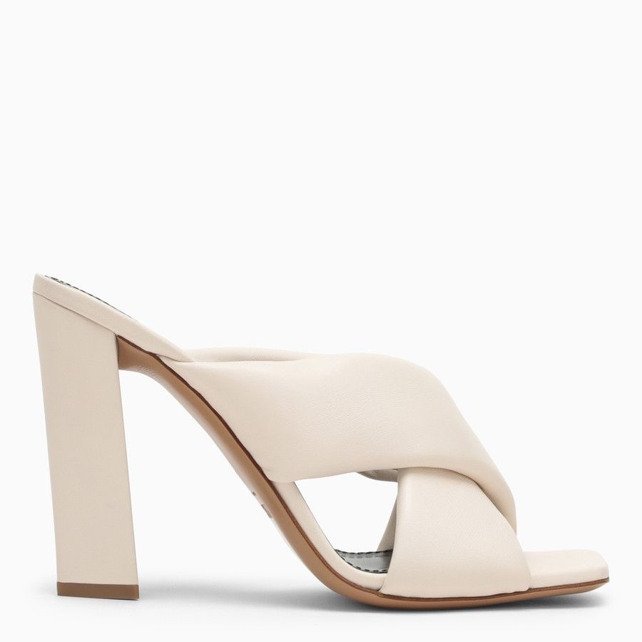 Paris Texas o1d2blof0924 Leather Mules in Milk-White Size US 6 / IT 36 - 1 Thumbnail