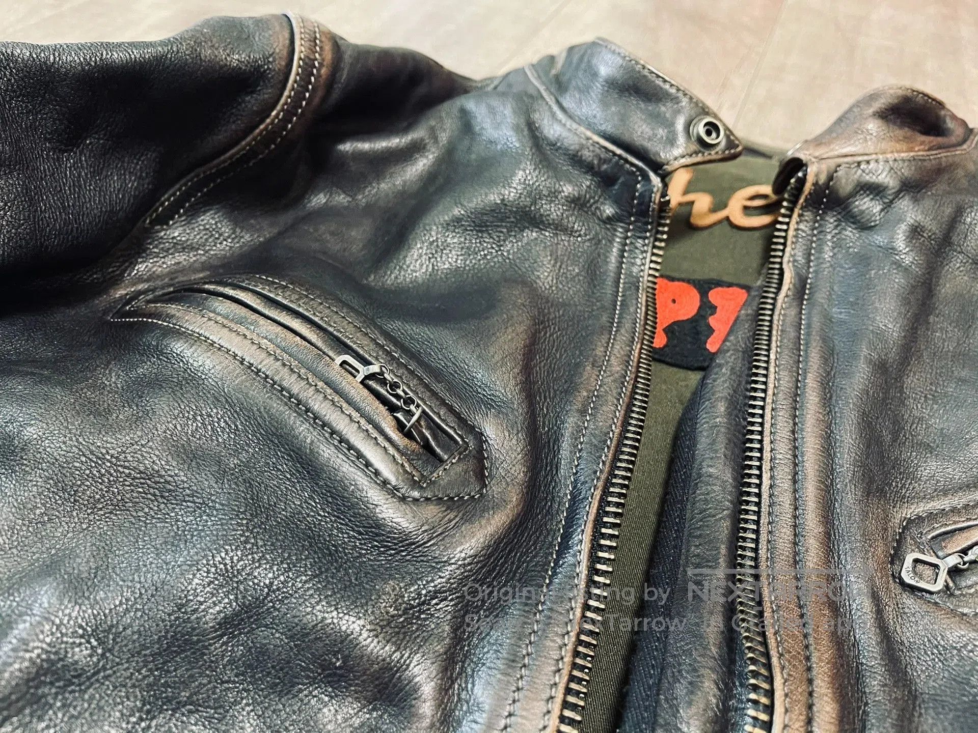 Thedi Thedi Limited Distressed Leather Moto Jacket. Size US XXL / EU 58 / 5 - 2 Thumbnail