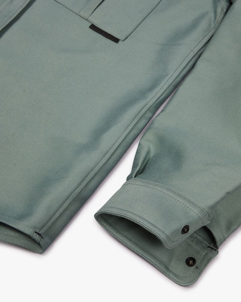 GR10K o1mle0125 Fustian Shirt in Sage Green Size US L / EU 52-54 / 3 - 4 Thumbnail