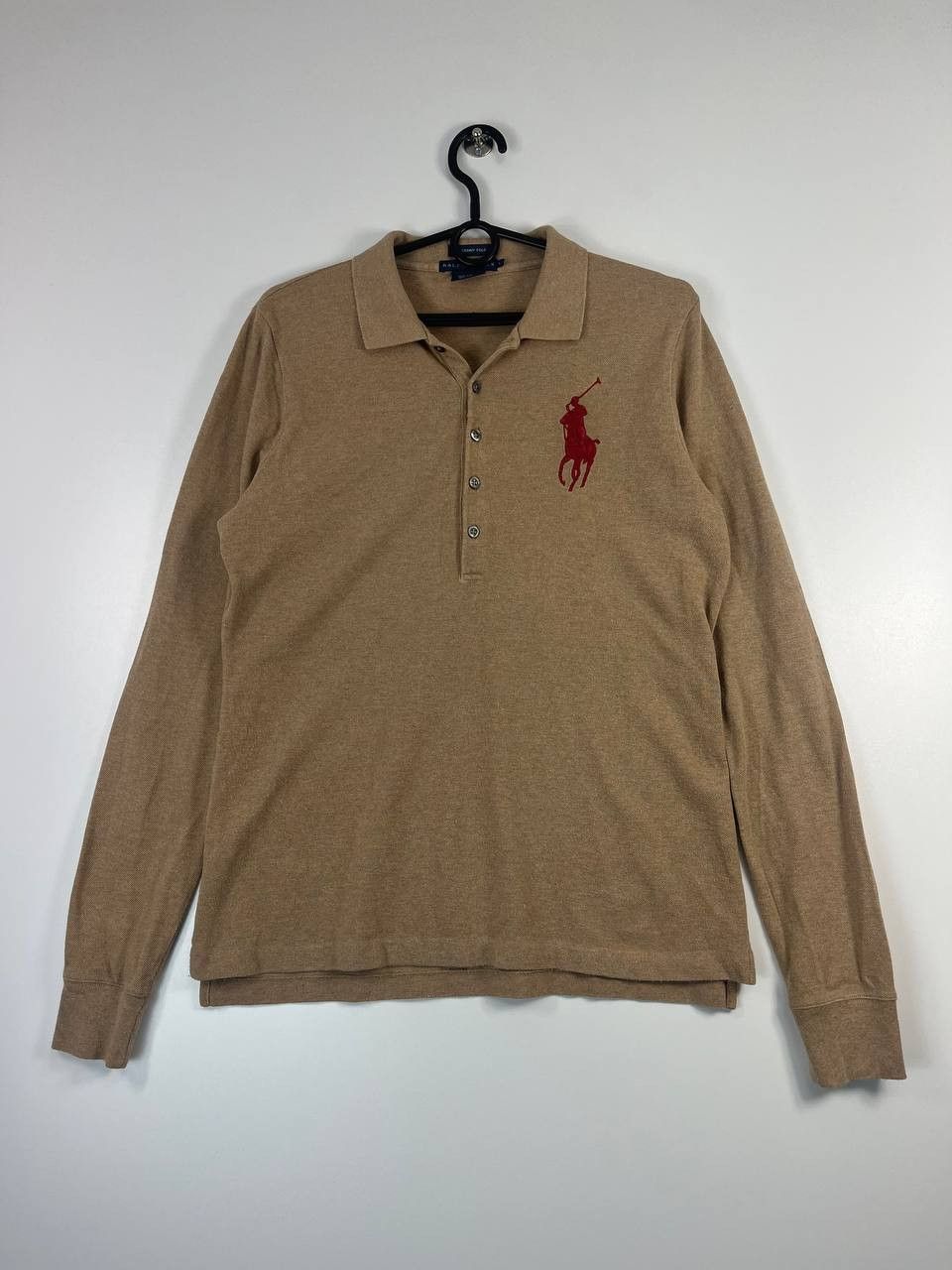 Polo Ralph Lauren Ralph Lauren Skinny Polo Long Sleeve Big Pony Woman`s Size L Size L / US 10 / IT 46 - 1 Thumbnail