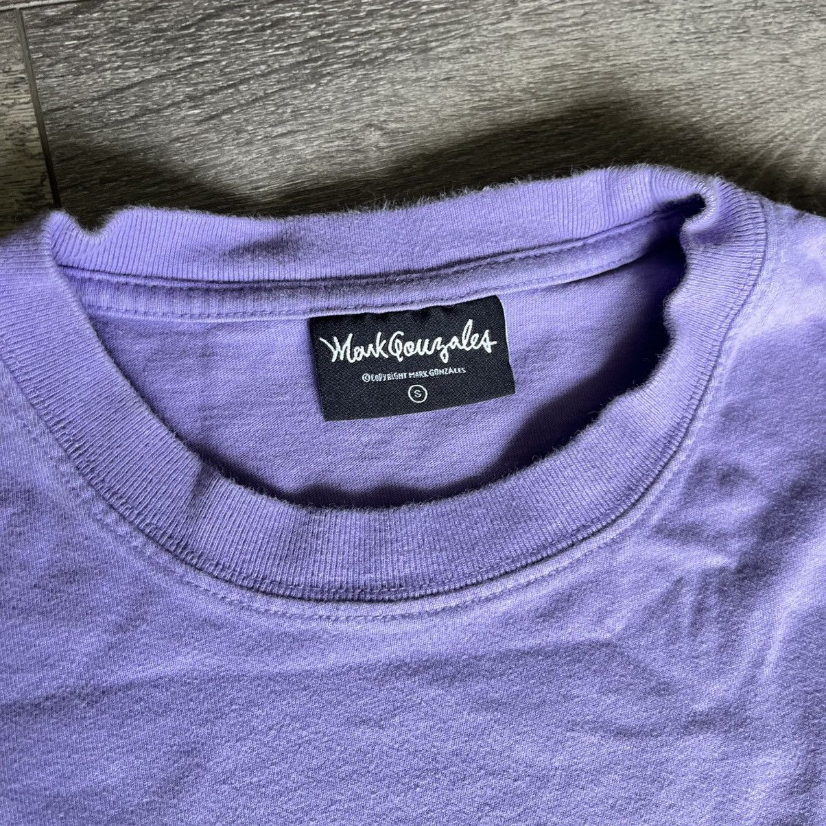Vintage Mark Gonzales Skateboarding Lavender Logo Longsleeve T Shirt Size US S / EU 44-46 / 1 - 6 Thumbnail