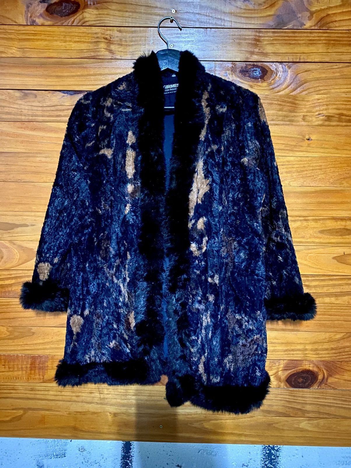 Vintage Vintage Girmes Faux Fur Coat | Made in West Germany Leopard Size M / US 6-8 / IT 42-44 - 3 Thumbnail