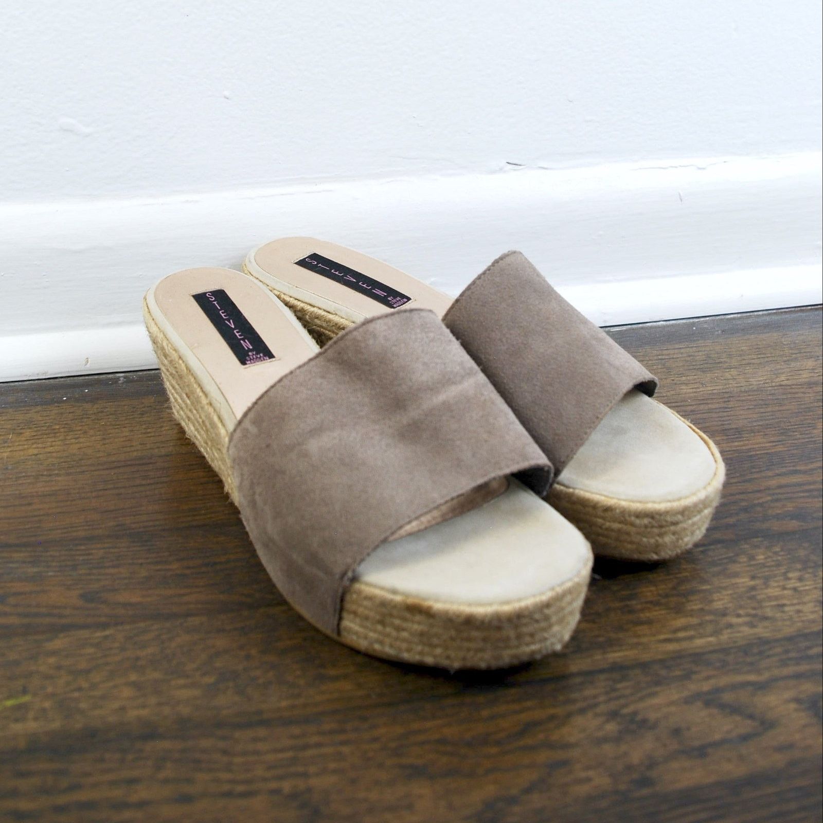 Steve Madden Vintage Y2K Sezer Slide Platform Wedge Espadrilla Sandal Size US 10 / IT 40 - 1 Thumbnail