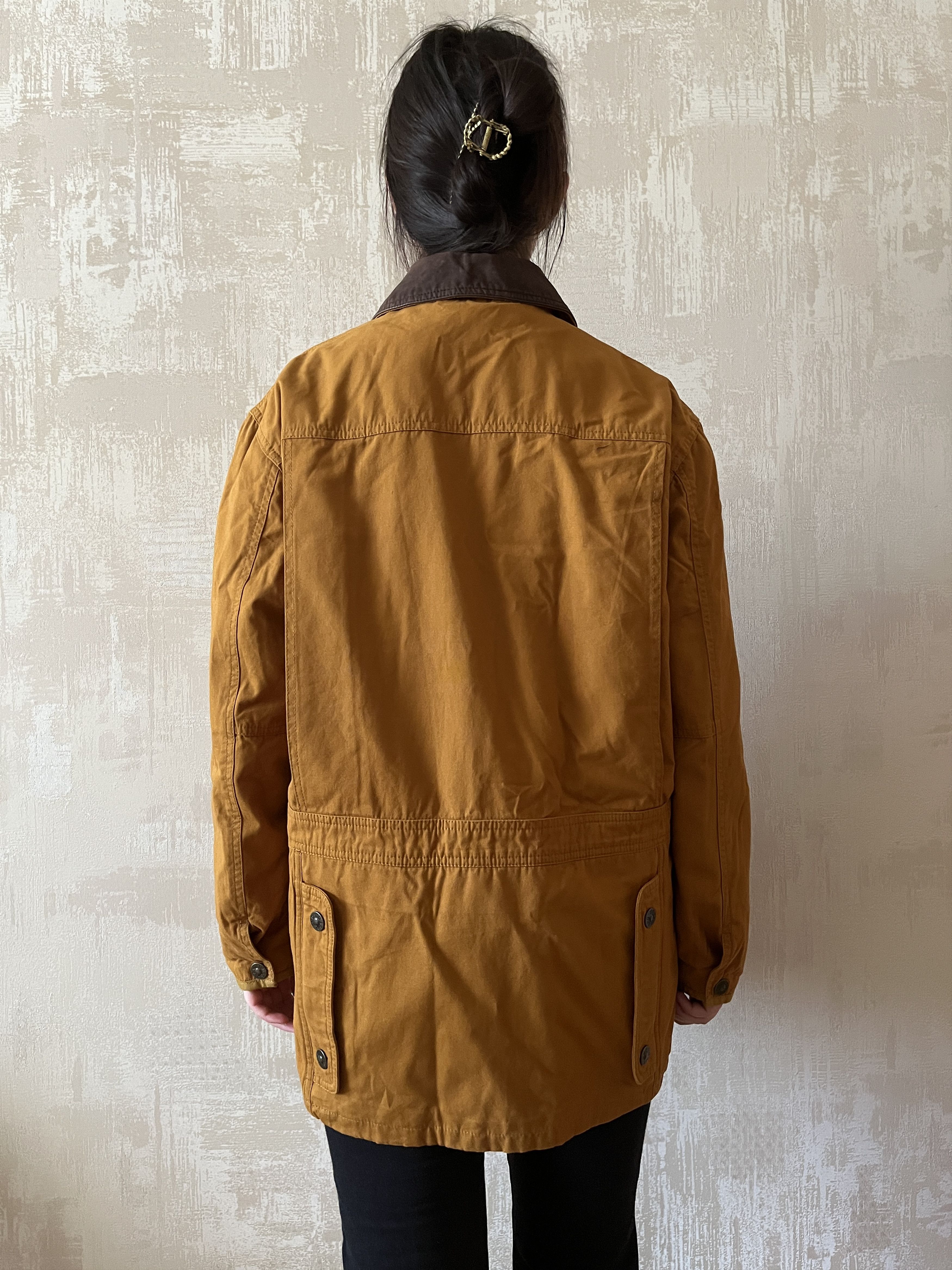 Timberland Timberland Jacket Leather Collar Barn Coat Chore Hunting Size S / US 4 / IT 40 - 19 Thumbnail