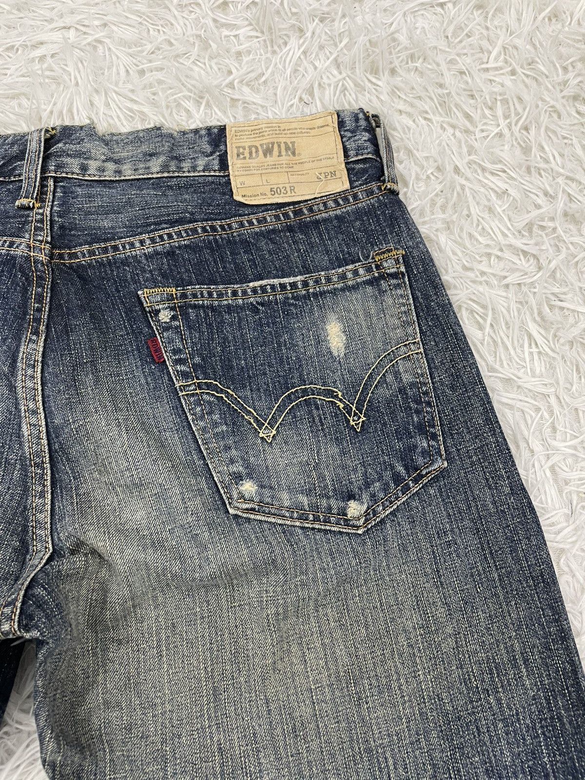 Edwin Edwin 503R Jeans Pant Made in Japan Size US 37 - 7 Thumbnail