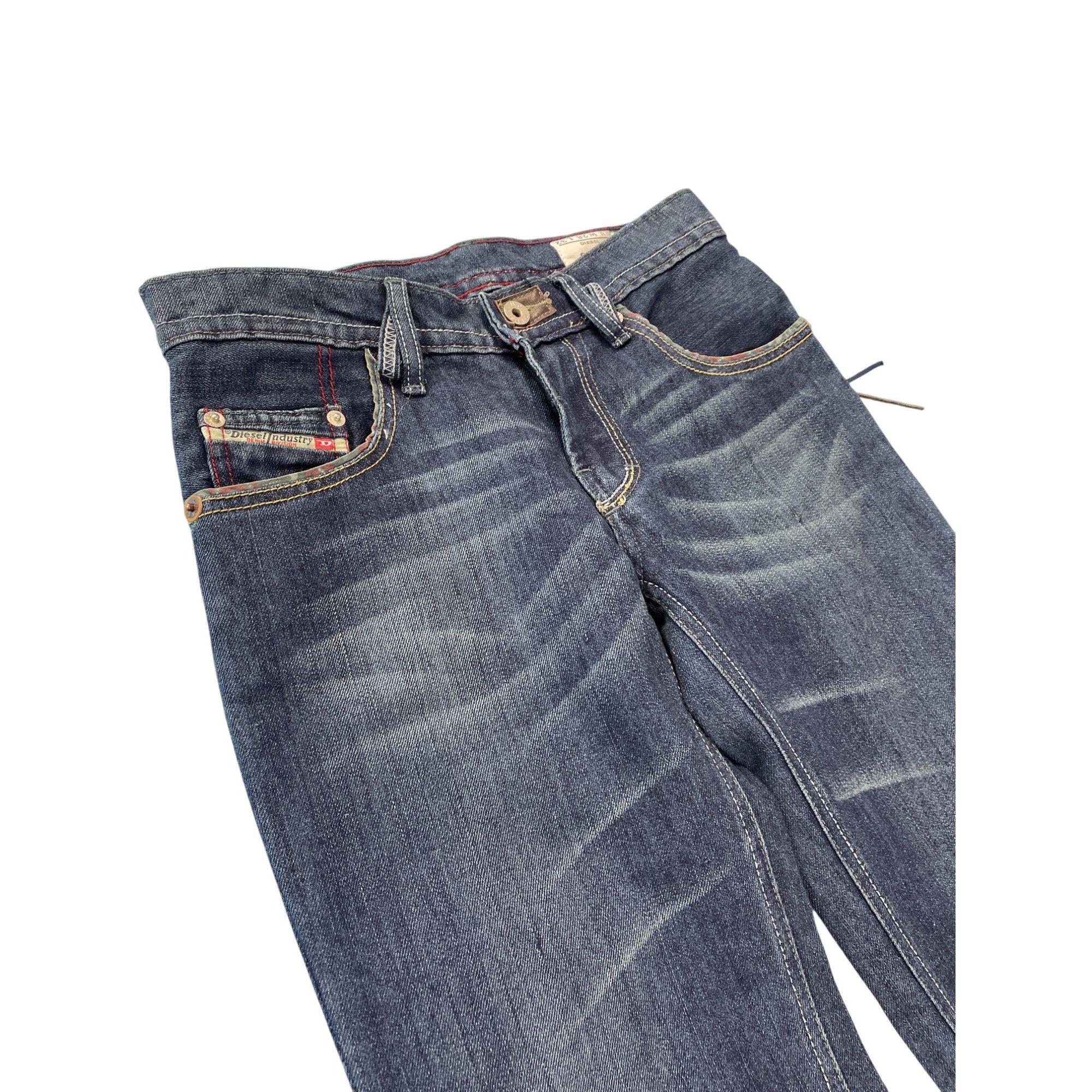 Diesel Diesel Cayre Womans Y2K Blue Wide Leg Stretch Jeans Size 28/ Size 28" / US 6 / IT 42 - 3 Thumbnail