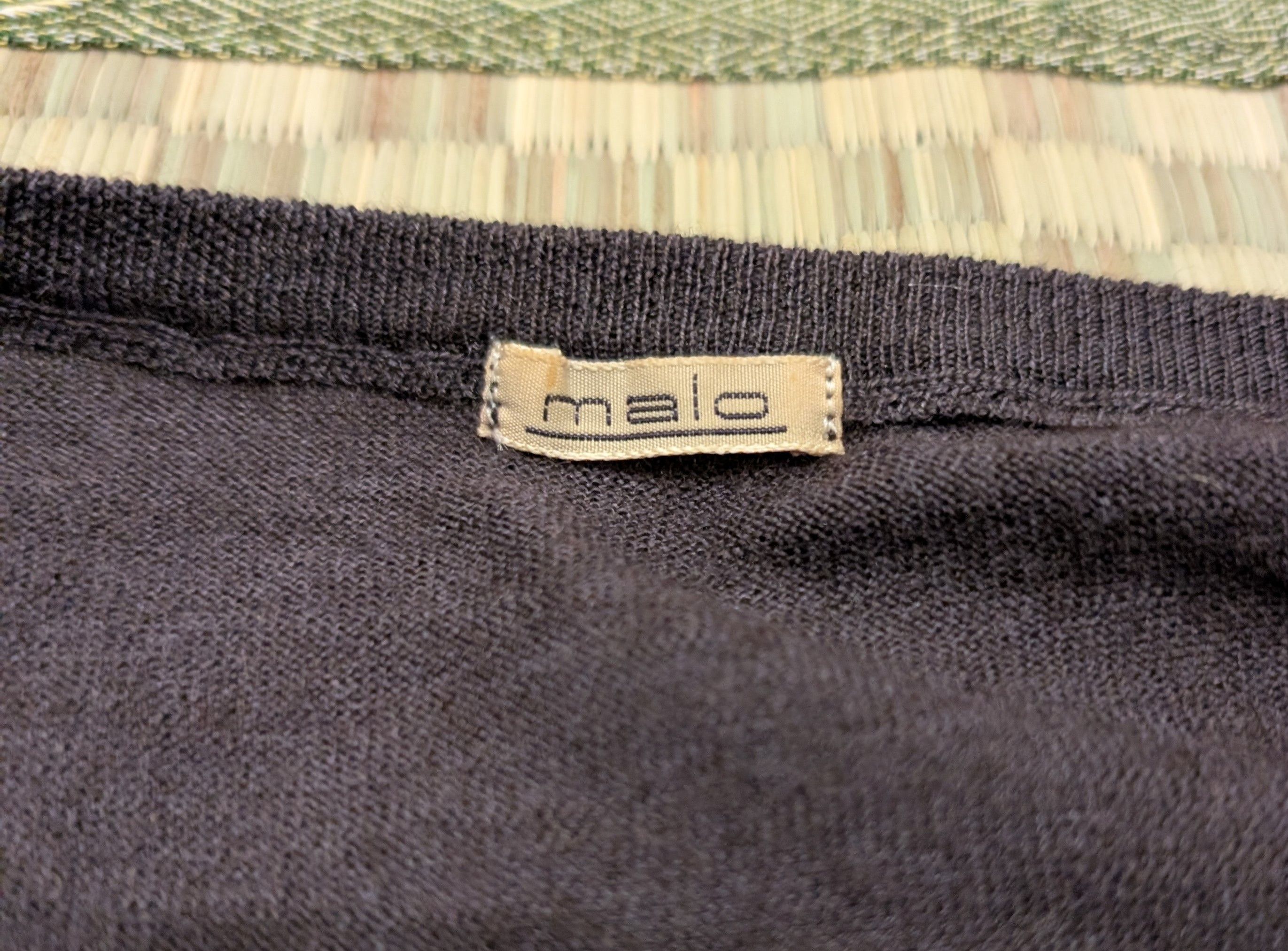 Malo Malo Cashmere Silk Sweater Men's Size IT54 Made in Italy Size US XL / EU 56 / 4 - 3 Thumbnail