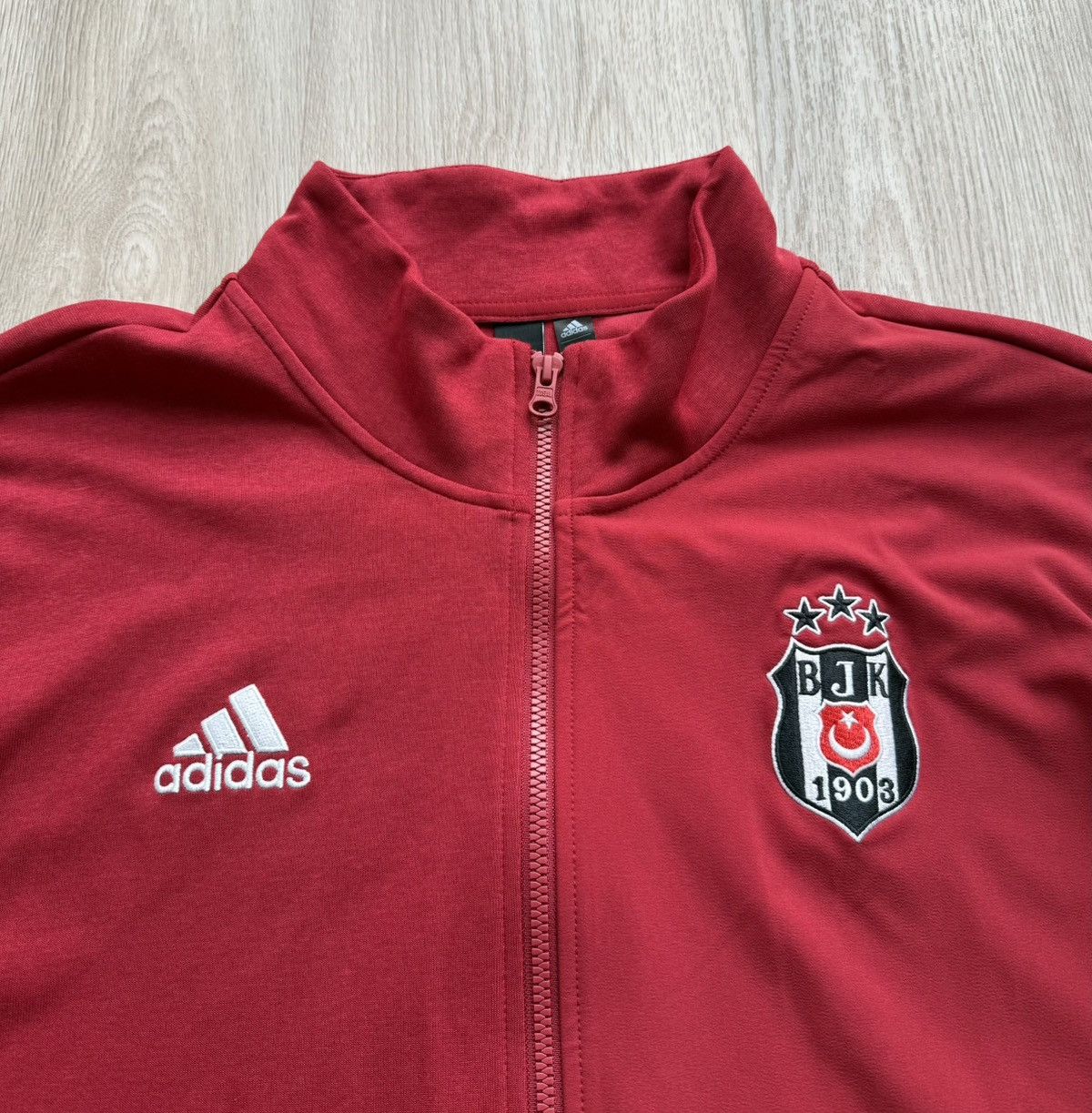 Adidas Adidas 2023 Besiktas Football Soccer Track Jacket Size US XXL / EU 58 / 5 - 5 Thumbnail